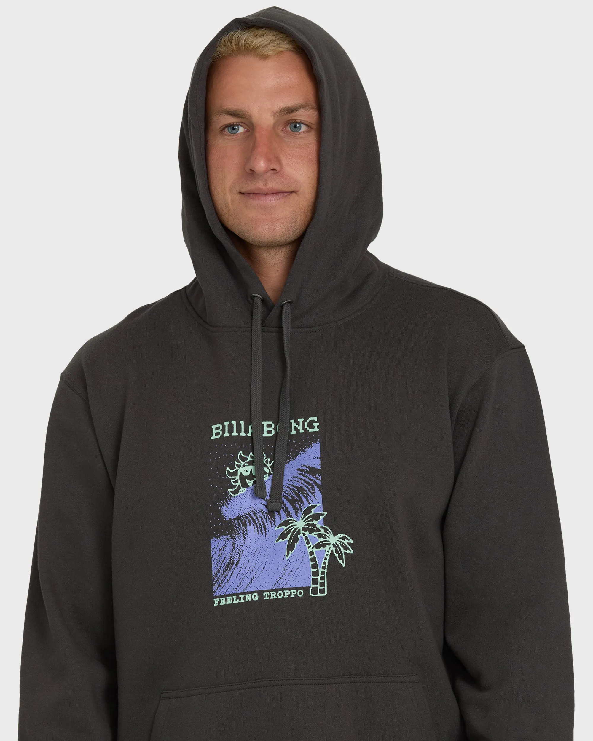 Short Sands Pullover Hoodie - Raven sold by Billabong product image thumbnail 5