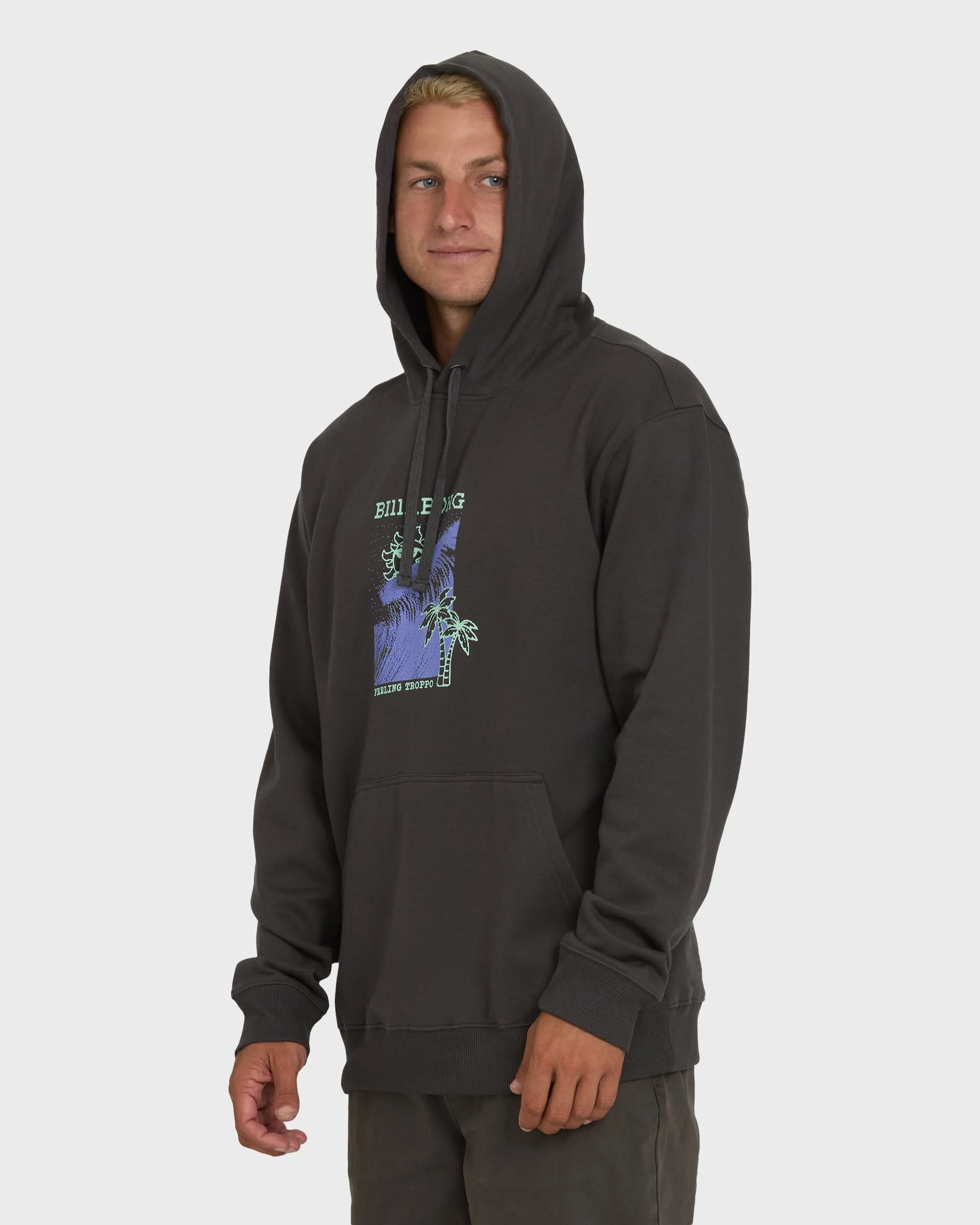 Short Sands Pullover Hoodie - Raven sold by Billabong product image thumbnail 3