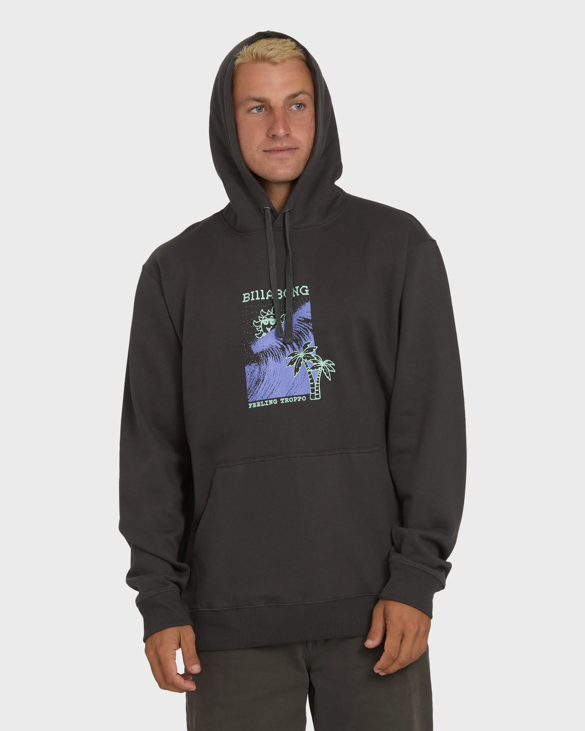 Short Sands Pullover Hoodie - Raven sold by Billabong