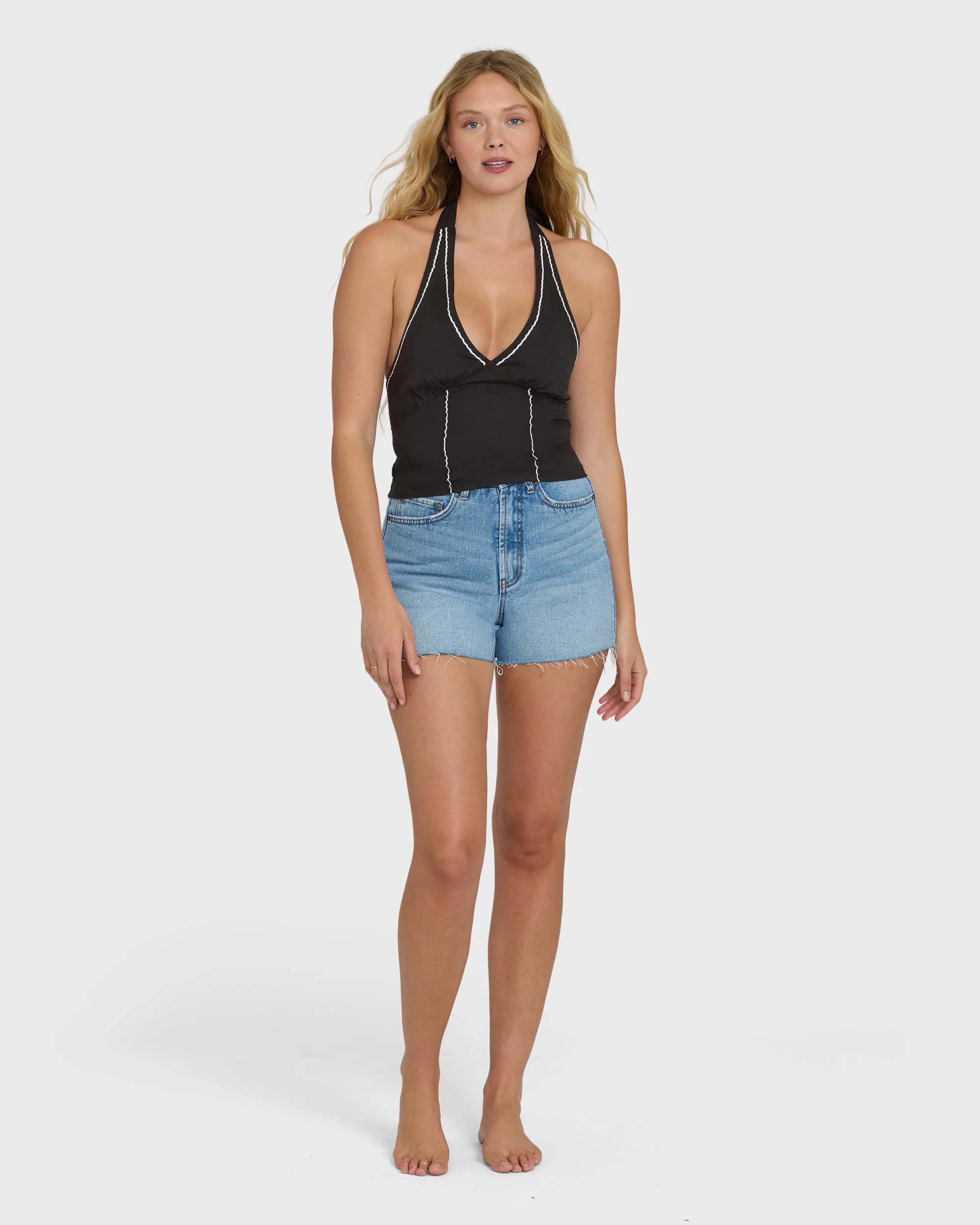 Sunny Sometimes Solid Tank Top - Black Sands sold by Billabong product image thumbnail 4
