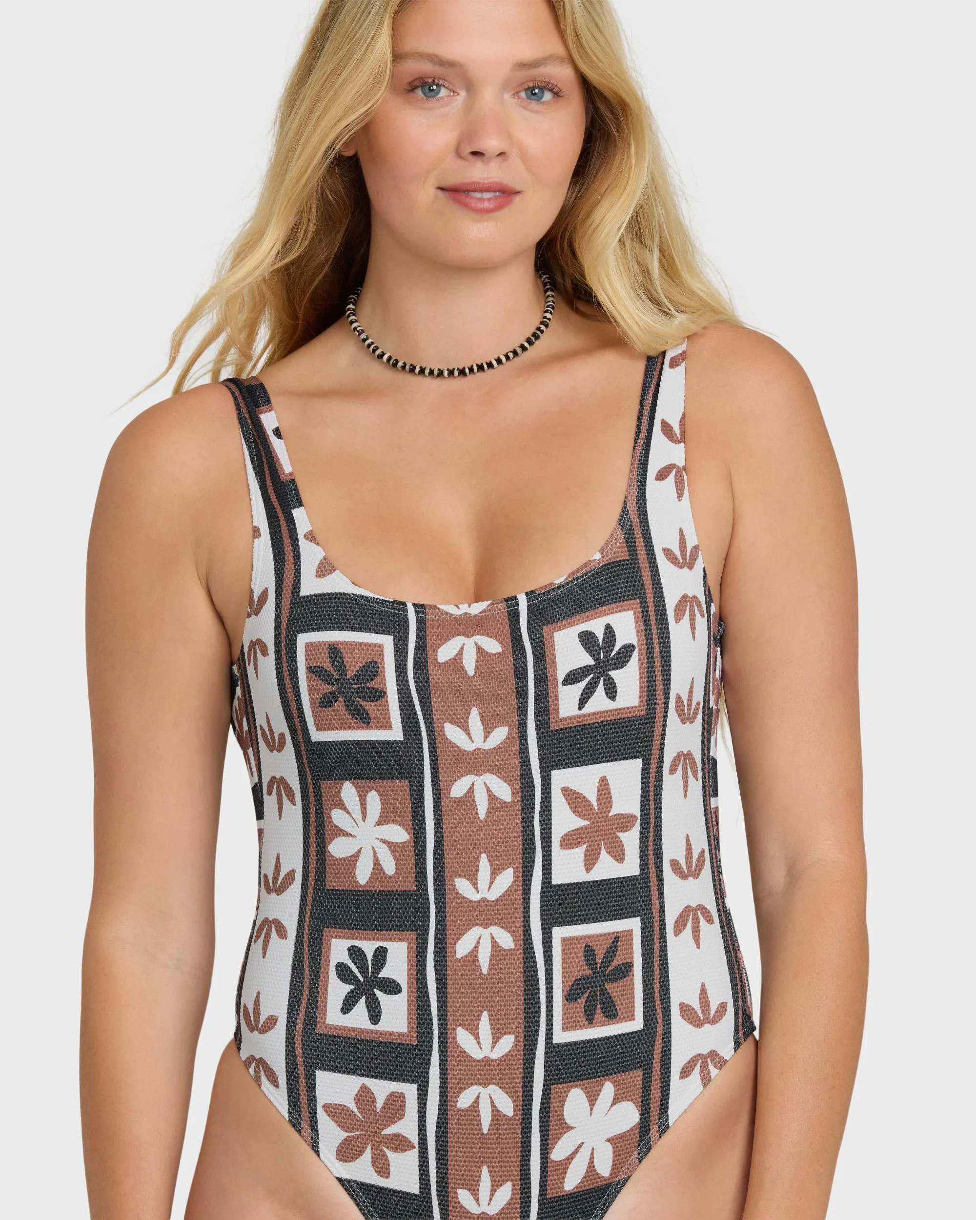 Stay Grounded Tanker One Piece Swimsuit - Brown Stone sold by Billabong product image thumbnail 5