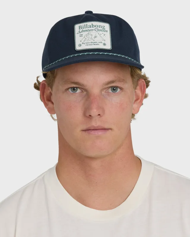 Adventure Division Strapback Hat - True Navy made by Billabong