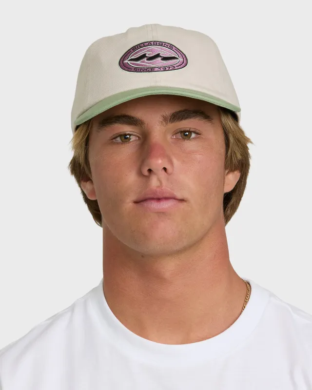 Throwback Strapback Hat - Vintage Green made by Billabong
