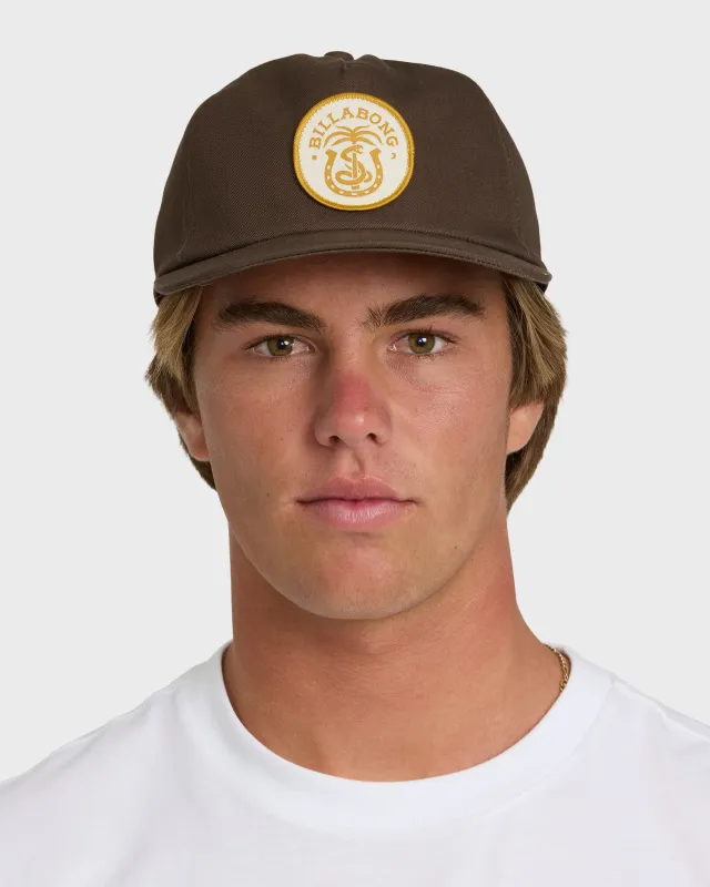 Breakdown Snapback Hat - Chocolate Brown made by Billabong