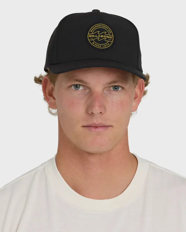 Crossfire Snapback Hat - Black made by Billabong