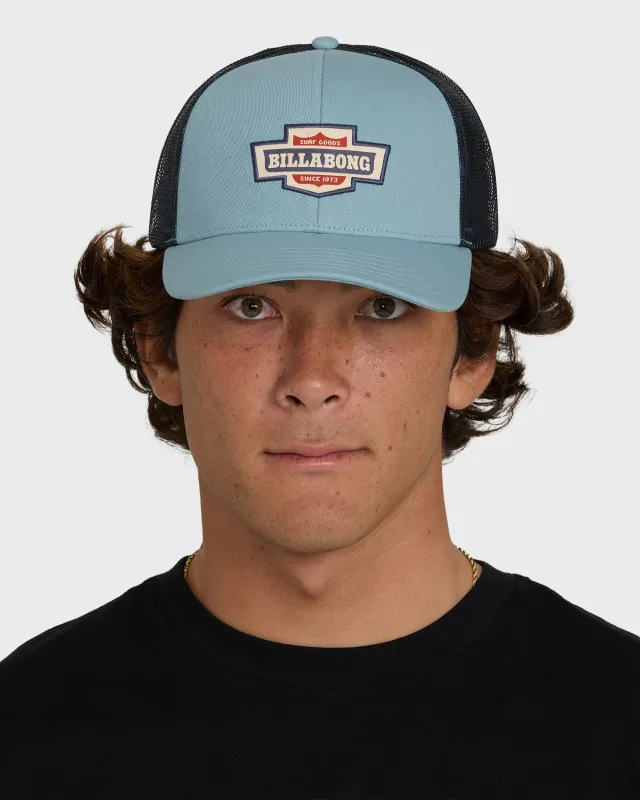 Walled Trucker Hat - Blue Fog made by Billabong