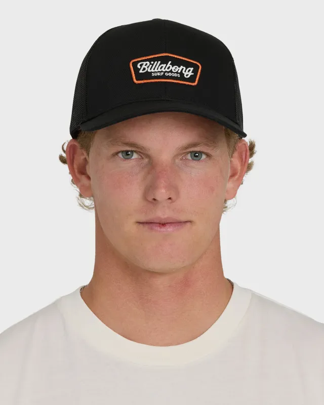 Walled Trucker Hat - Black made by Billabong