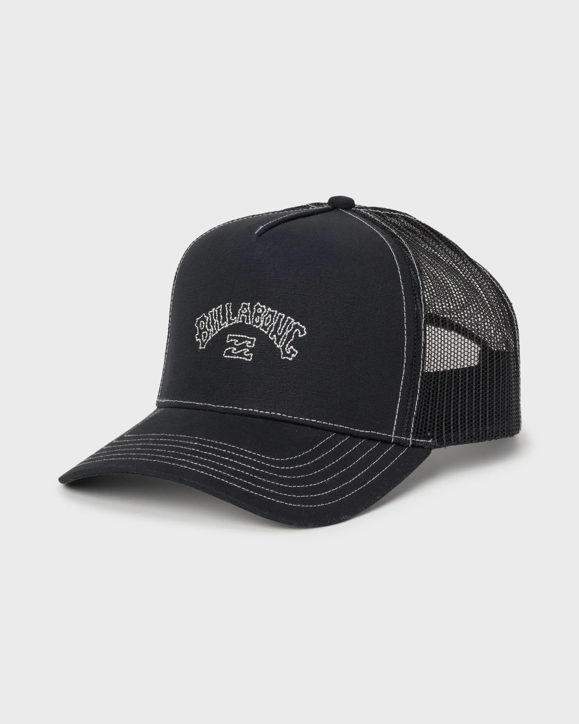 Peaked Trucker Hat - Black sold by Billabong product image thumbnail 3