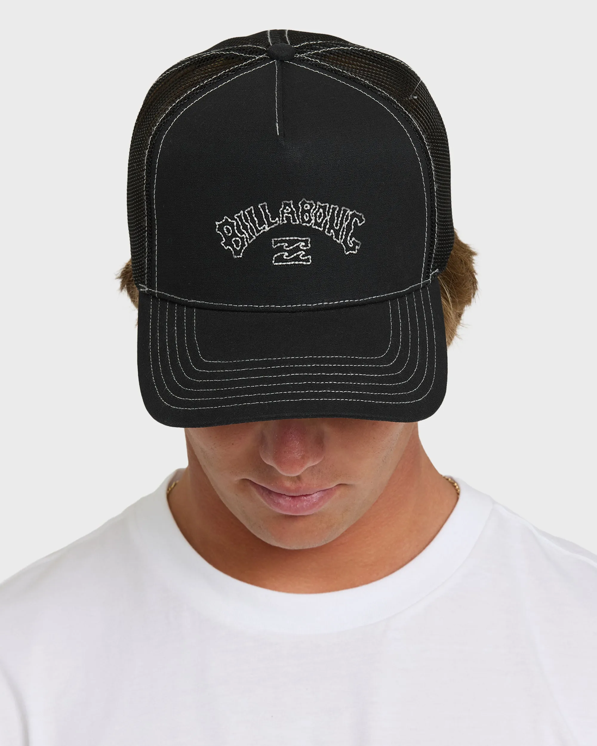 Peaked Trucker Hat - Black sold by Billabong product image thumbnail 2
