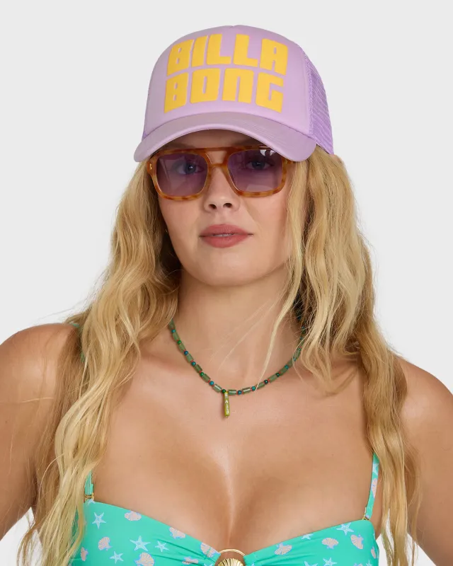 Grandpa Trucker Hat - Vintage Violet made by Billabong