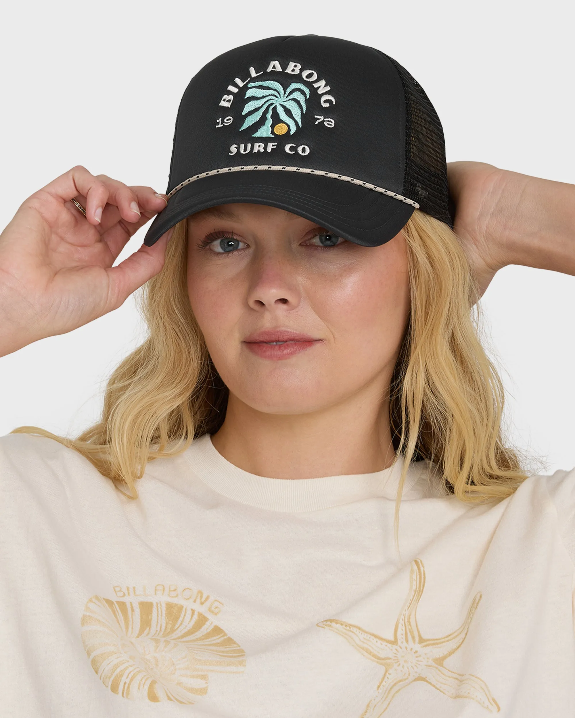 Grandpa Trucker Hat - Off Black sold by Billabong product image thumbnail 2