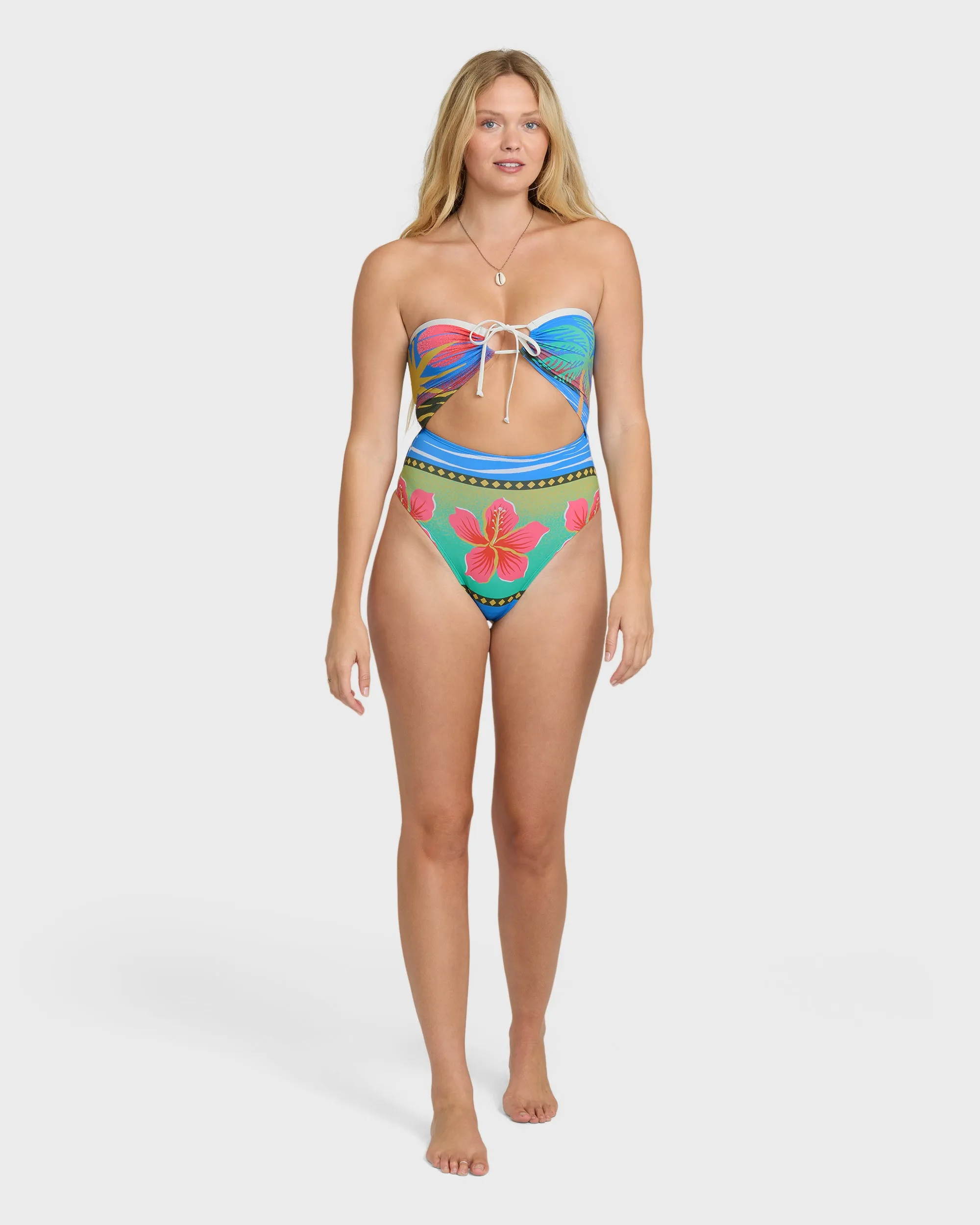 Midnight Tropics Andrew Hawaii Swimsuit - True Blue sold by Billabong product image thumbnail 4