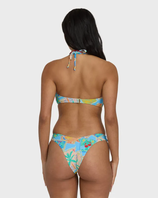 Coastal Cruise V Hike Bikini Bottoms - Dream Blue made by Billabong