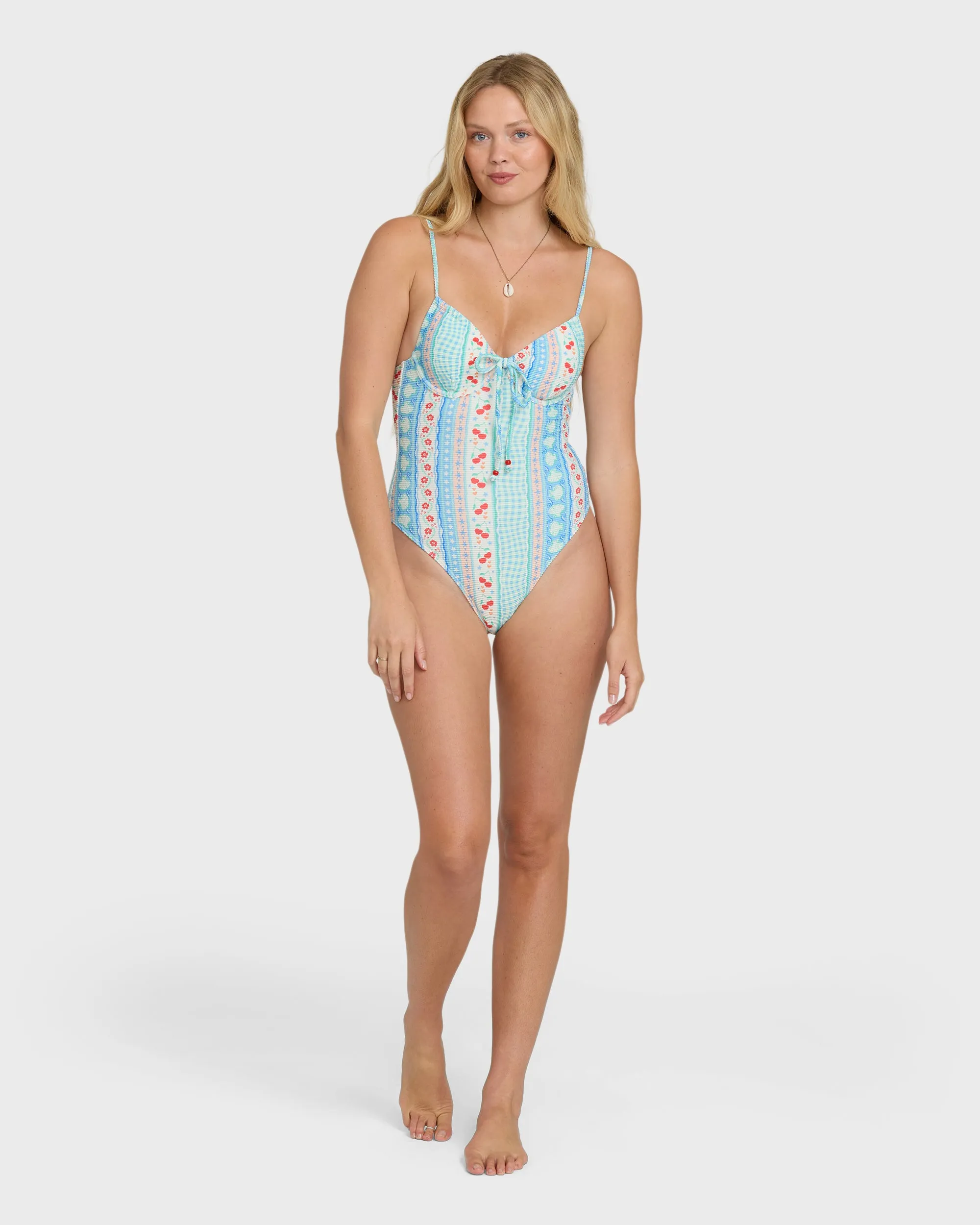 Picnic Ella Hawaii One-Piece Swimsuit - Dream Blue sold by Billabong product image thumbnail 4