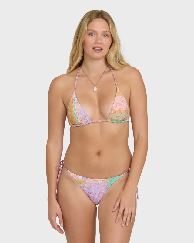 Dreamy Daze Reversible Triangle Bikini Top - Sweet Lilac made by Billabong