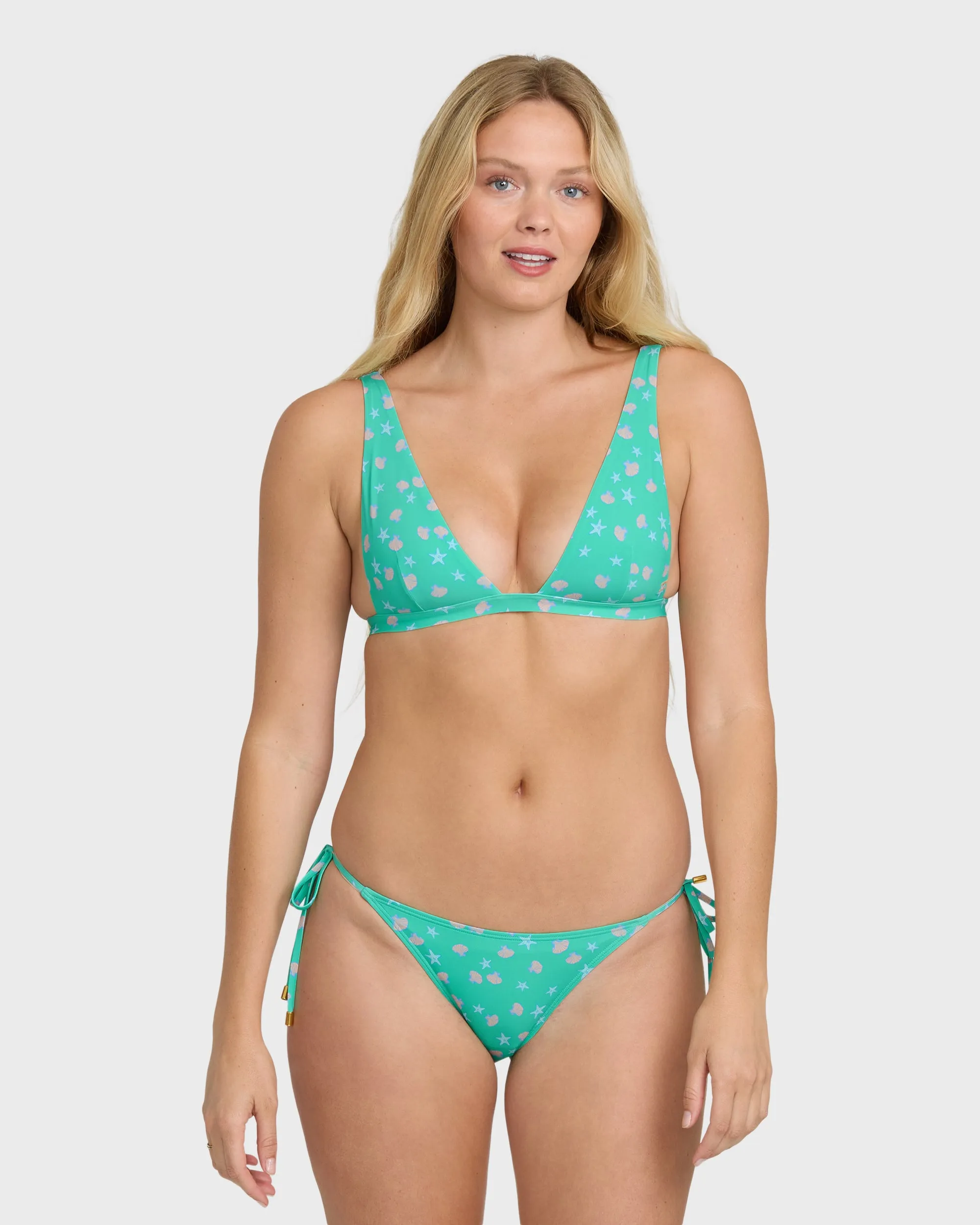 Ship Wrecked Tie-Side Tropic Bikini Bottoms - Green Tropics sold by Billabong product image thumbnail 2