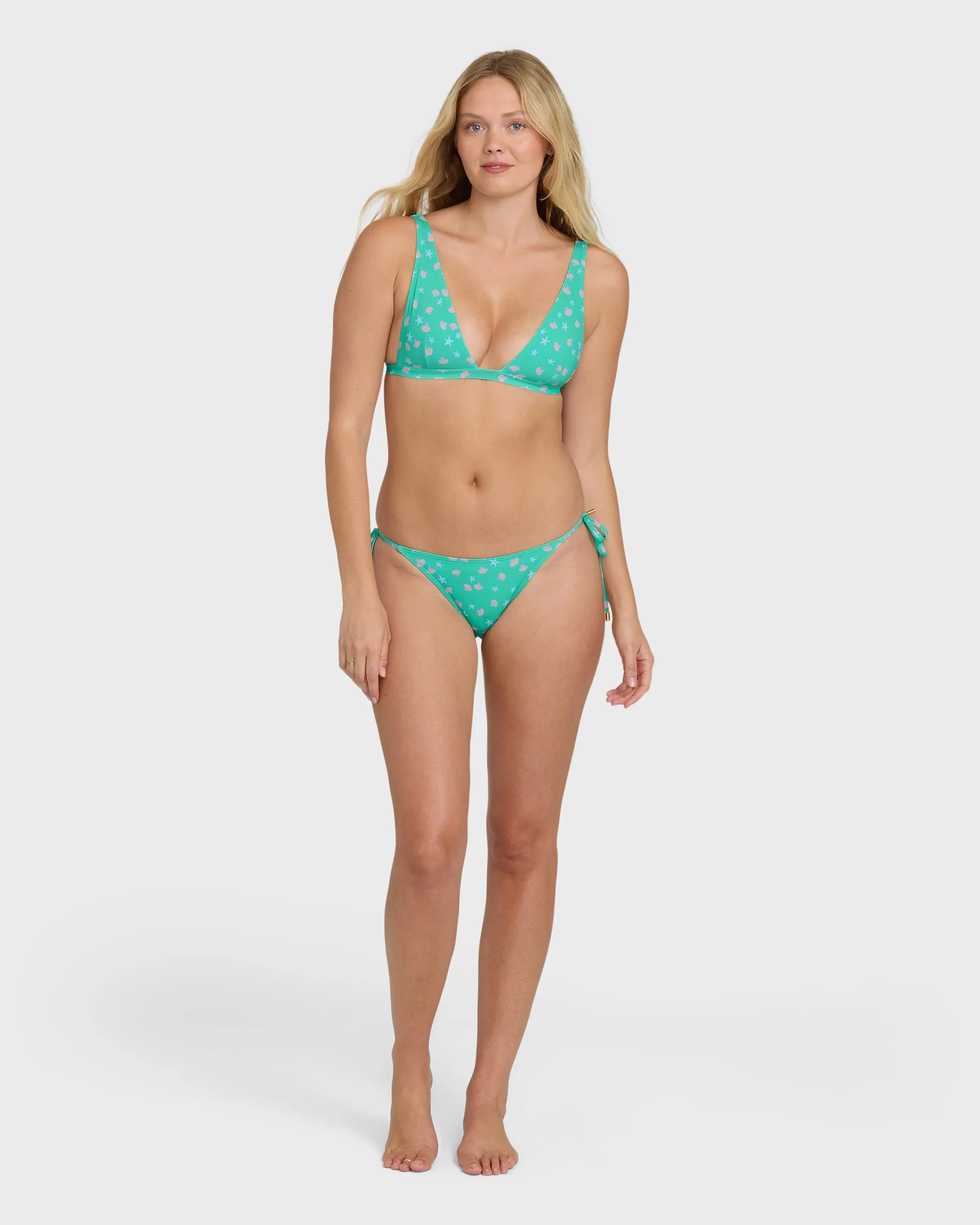 Ship Wrecked Tie-Side Tropic Bikini Bottoms - Green Tropics sold by Billabong product image thumbnail 4