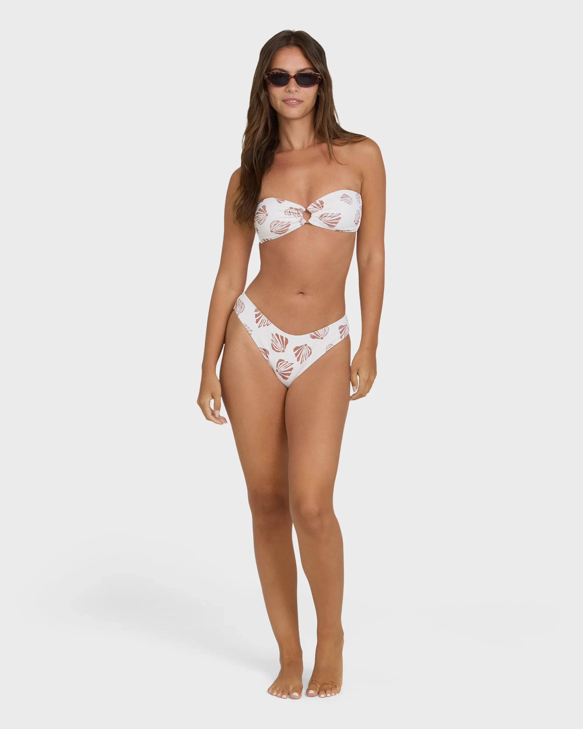 Sandy Shells Rio Bandeau Bikini Top - Salt Crystal sold by Billabong product image thumbnail 4