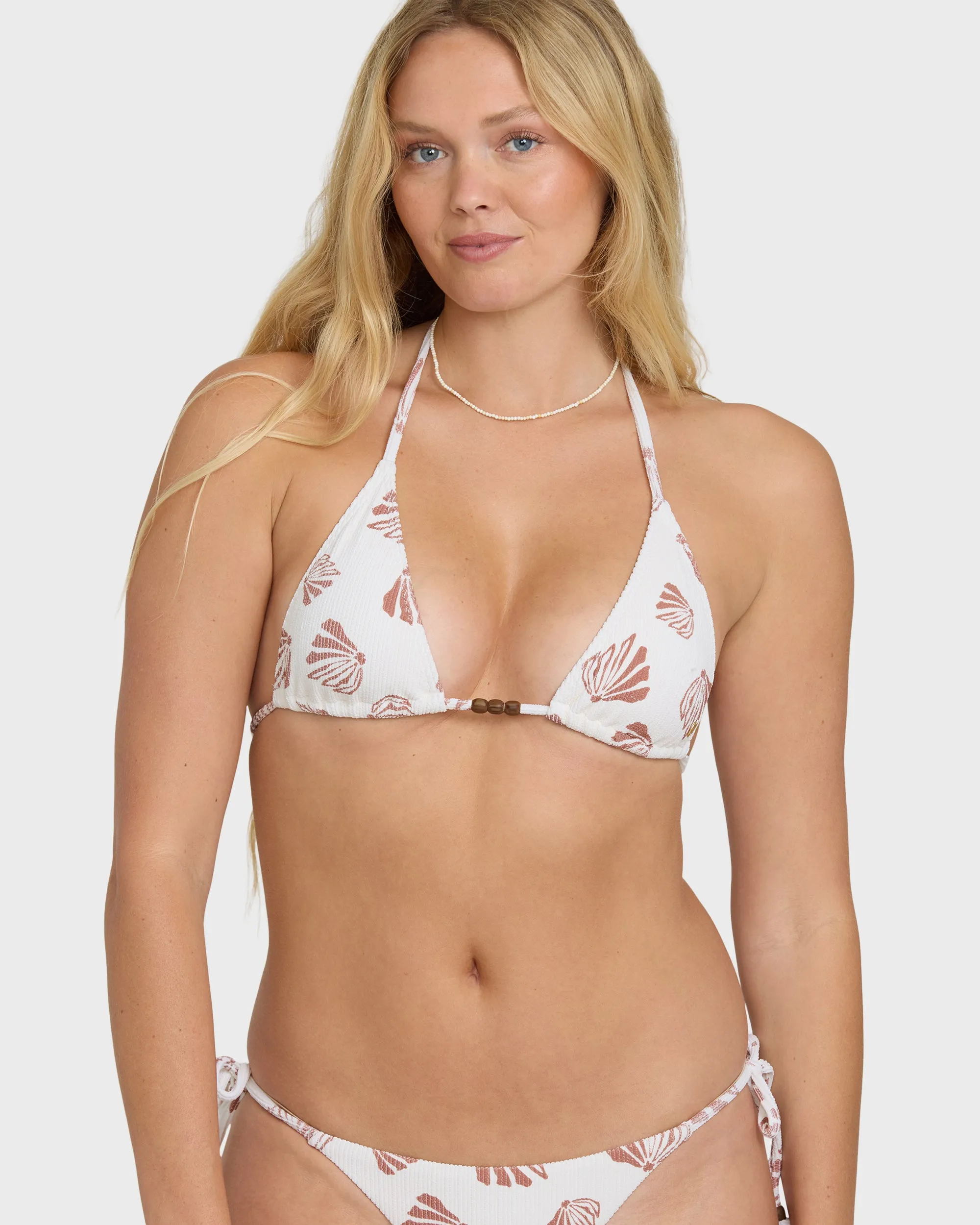 Sandy Shells Remi Triangle Bikini Top - Salt Crystal sold by Billabong product image thumbnail 5