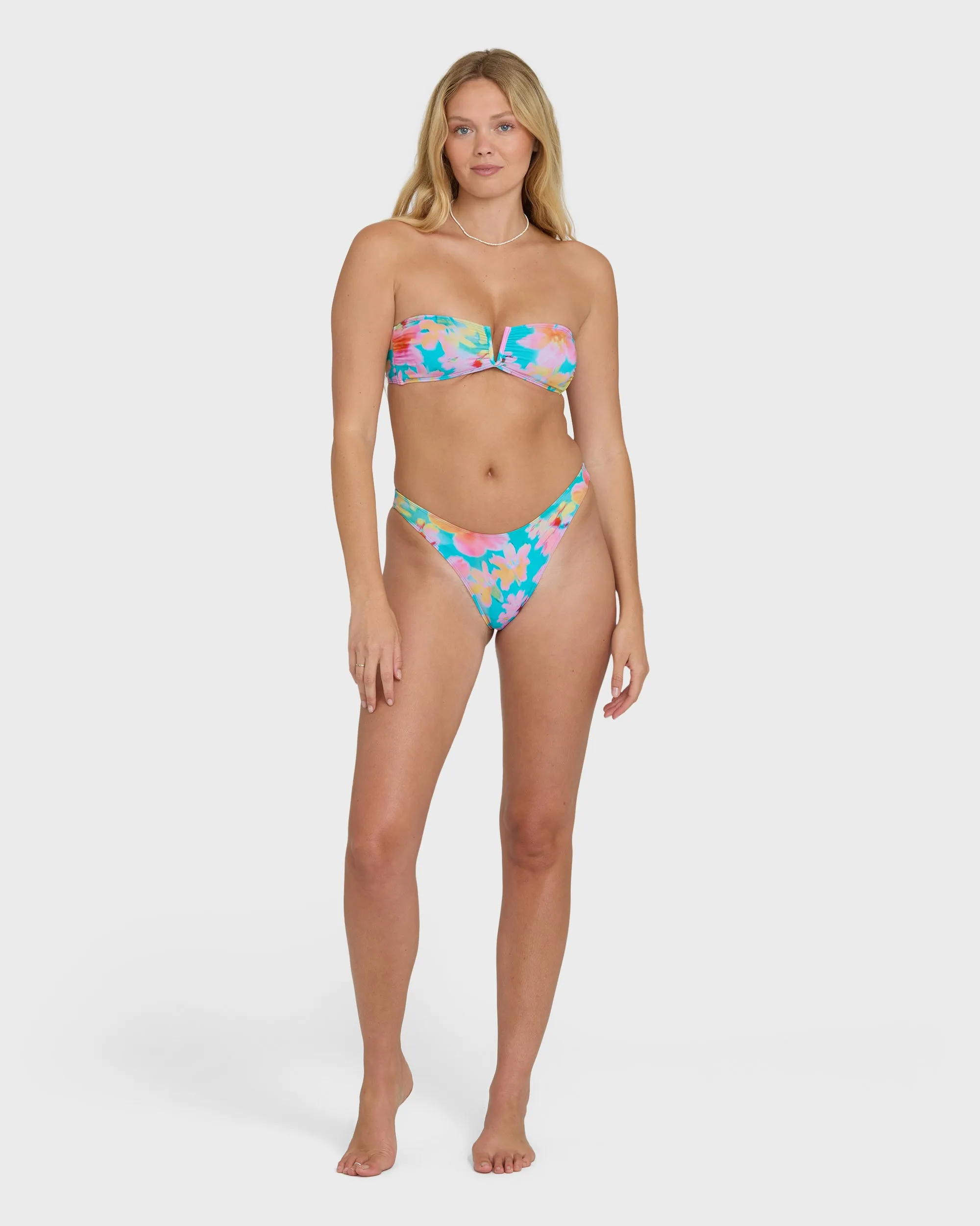 Pipe Dreams V Bandeau Bikini Top - Bright Marine sold by Billabong product image thumbnail 4