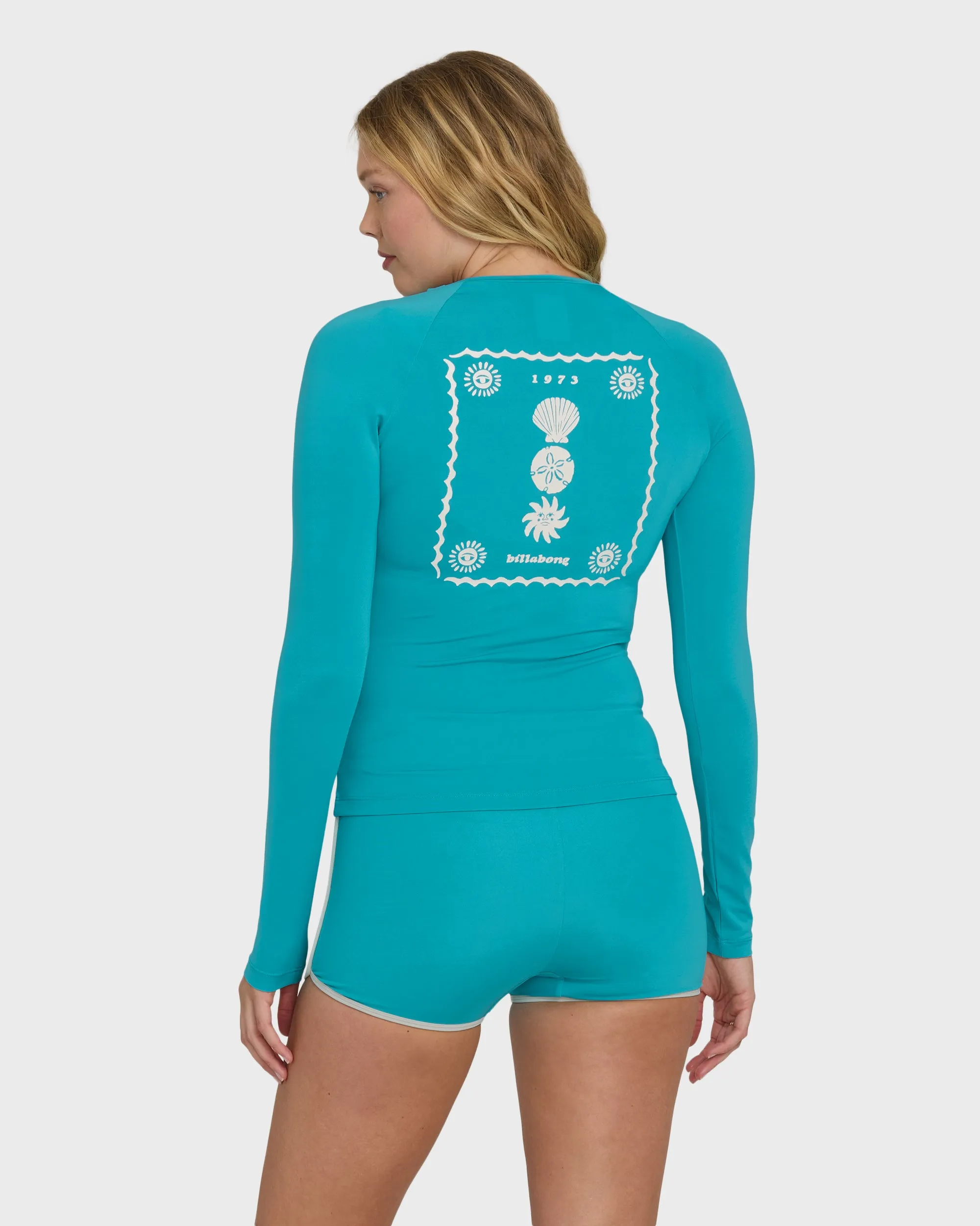 Sol Searcher 50 UPF Long Sleeve Rashguard - Bright Marine sold by Billabong product image thumbnail 2