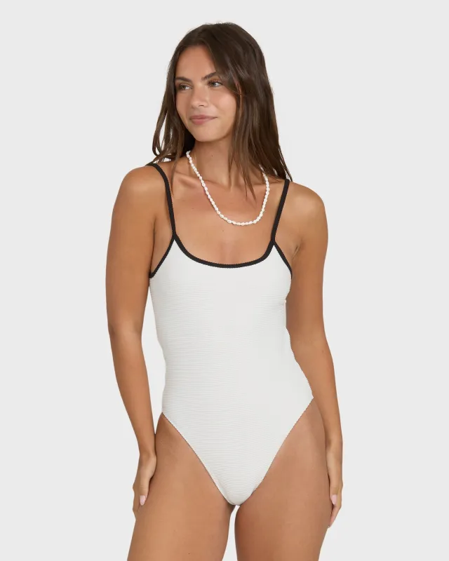Tanlines Bound Sloane Hawaii One Piece Swimsuit - Salt Crystal made by Billabong
