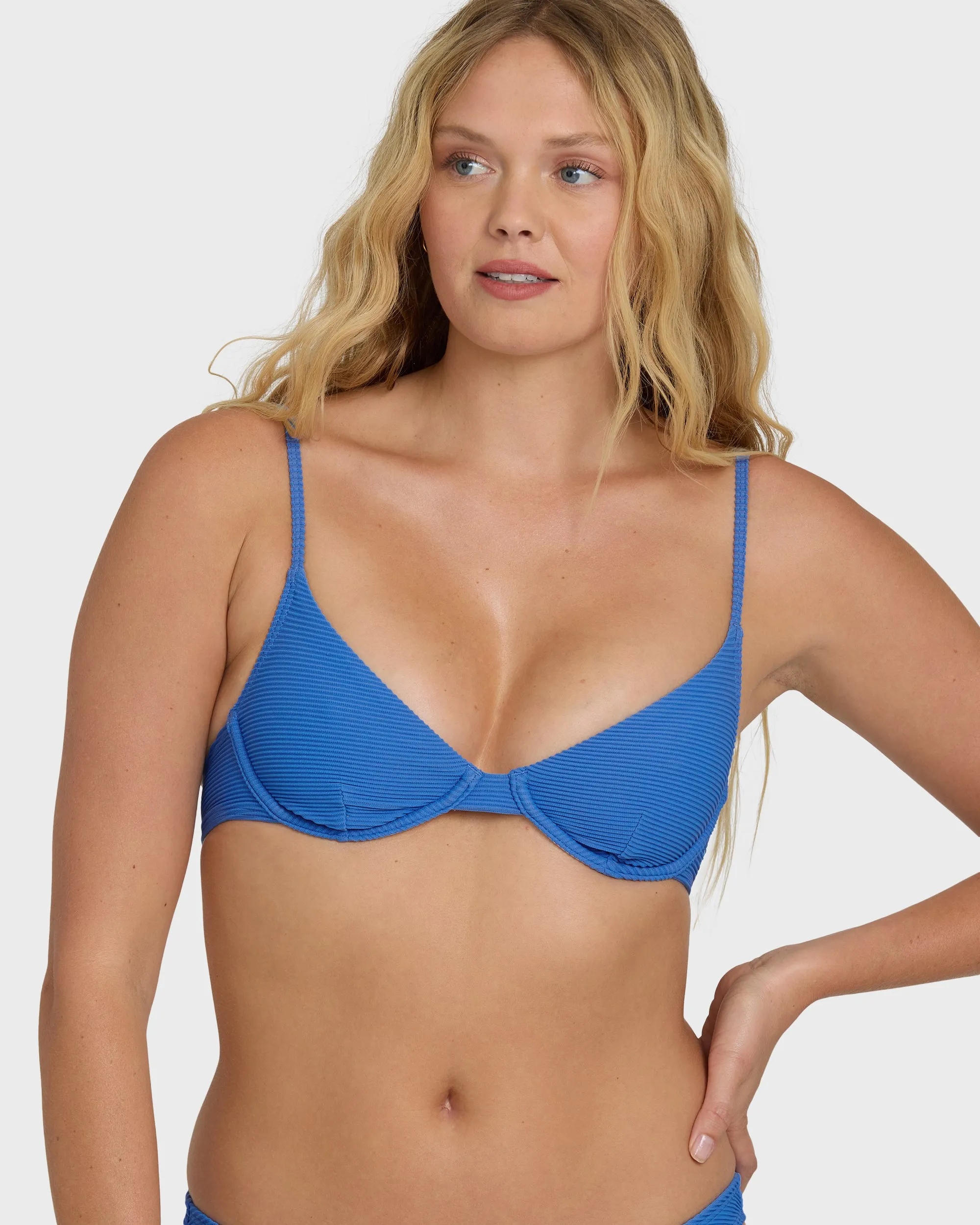 Tanlines Demi Underwire Bikini Top - True Blue sold by Billabong product image thumbnail 5