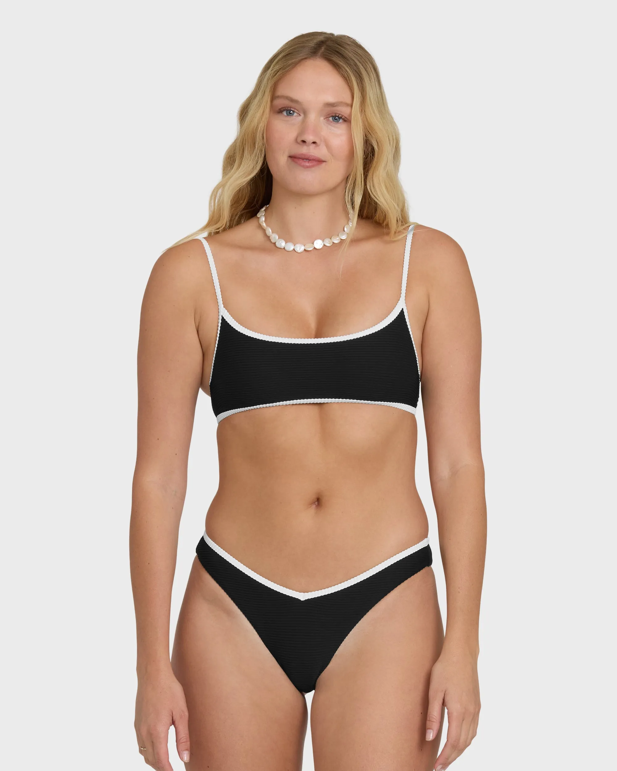Tanlines Bound V Hike Bikini Bottoms - Black Pebble sold by Billabong product image thumbnail 2