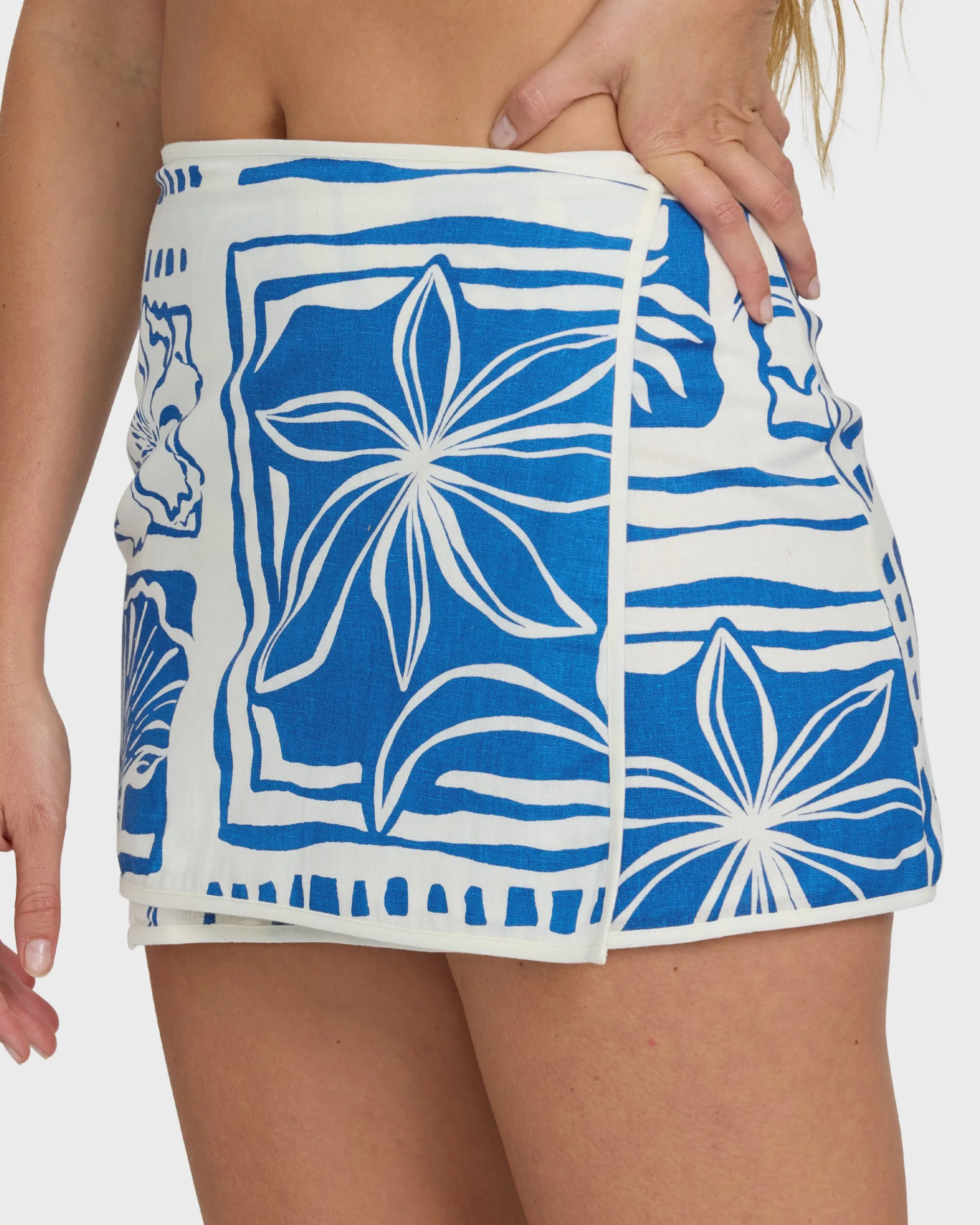 Sea Glow Mini Skirt - True Blue sold by Billabong product image thumbnail 5
