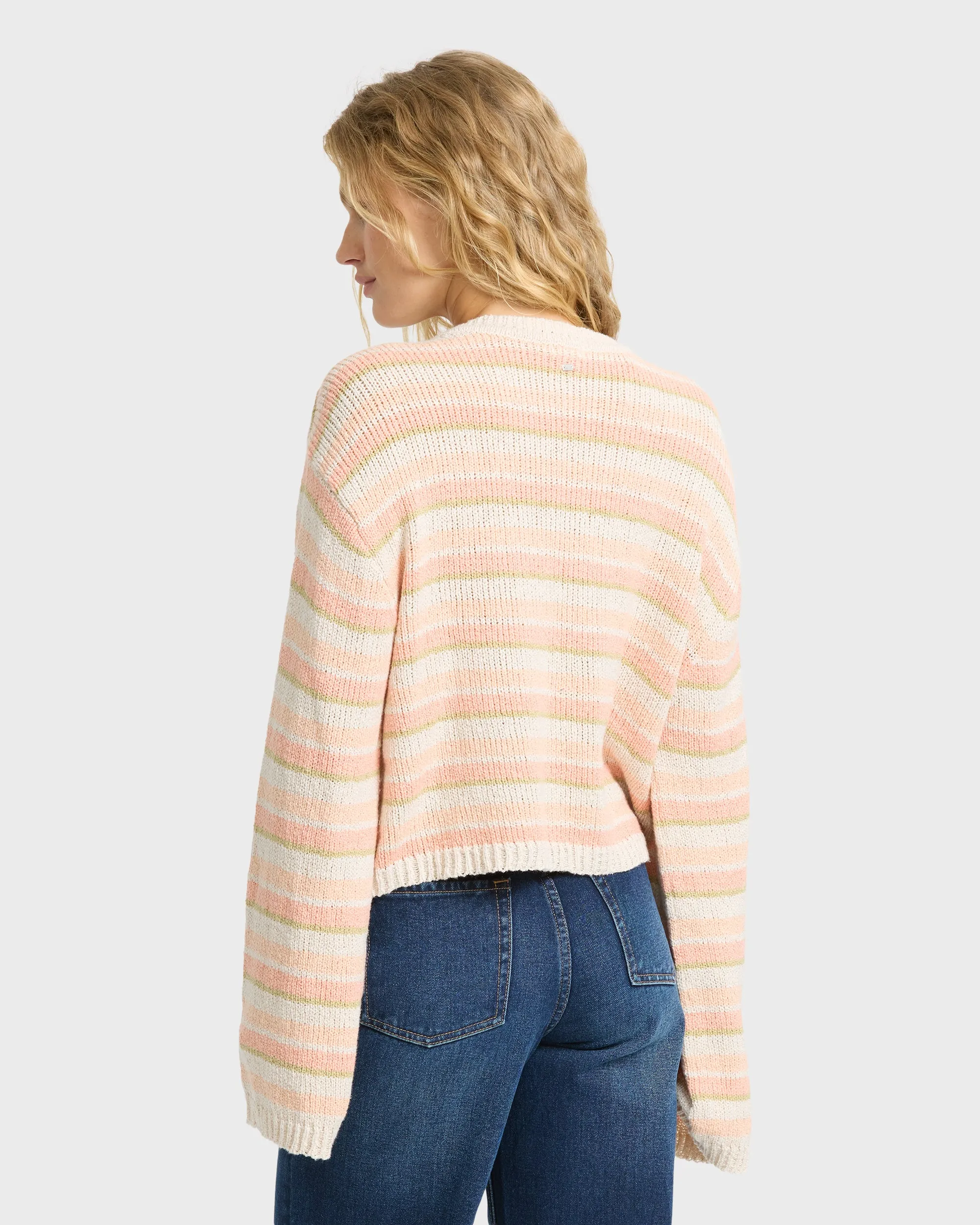 Bright Sol Crewneck Sweater - Light Peach sold by Billabong product image thumbnail 2