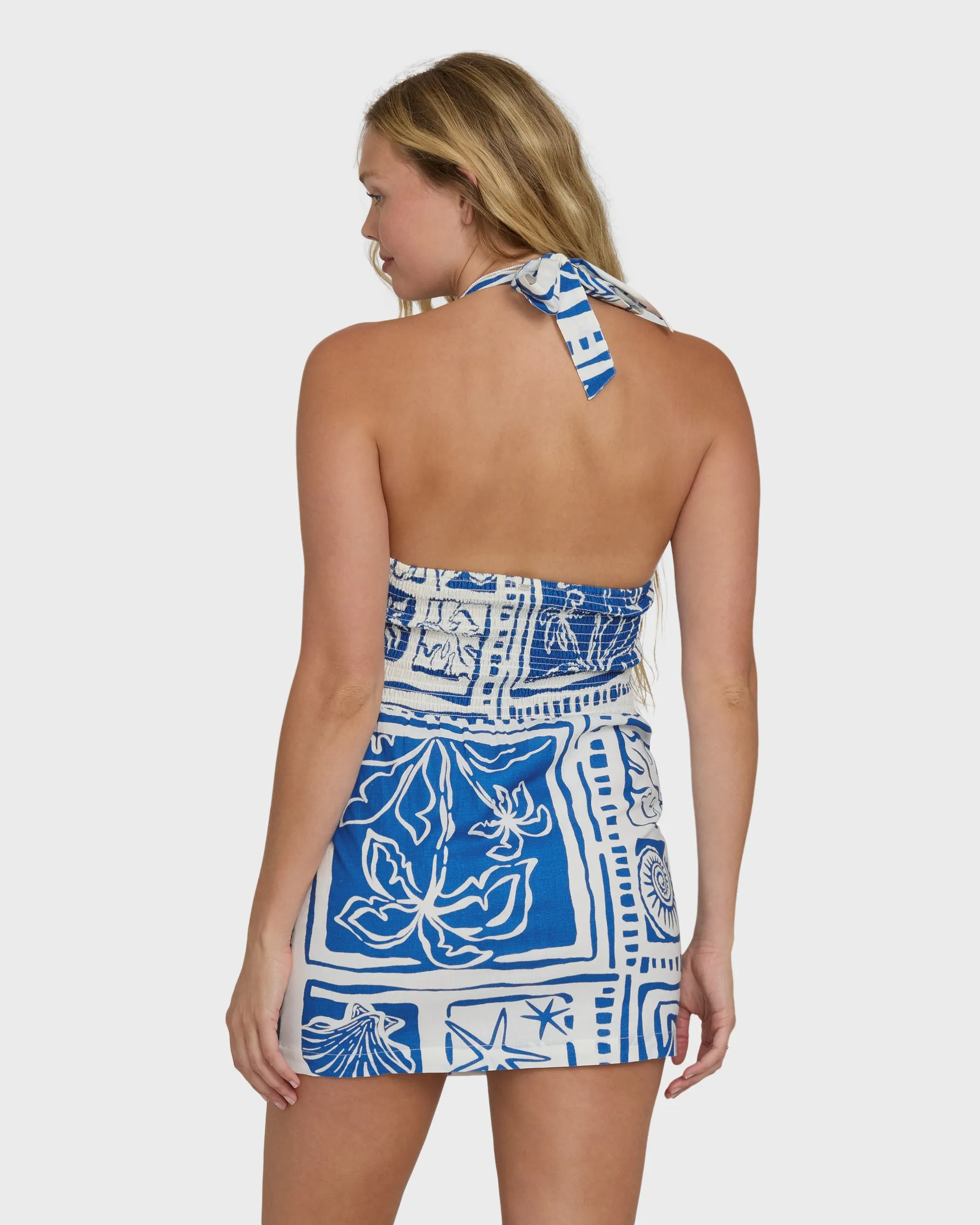 Sea Glow Mini Dress - True Blue sold by Billabong product image thumbnail 2