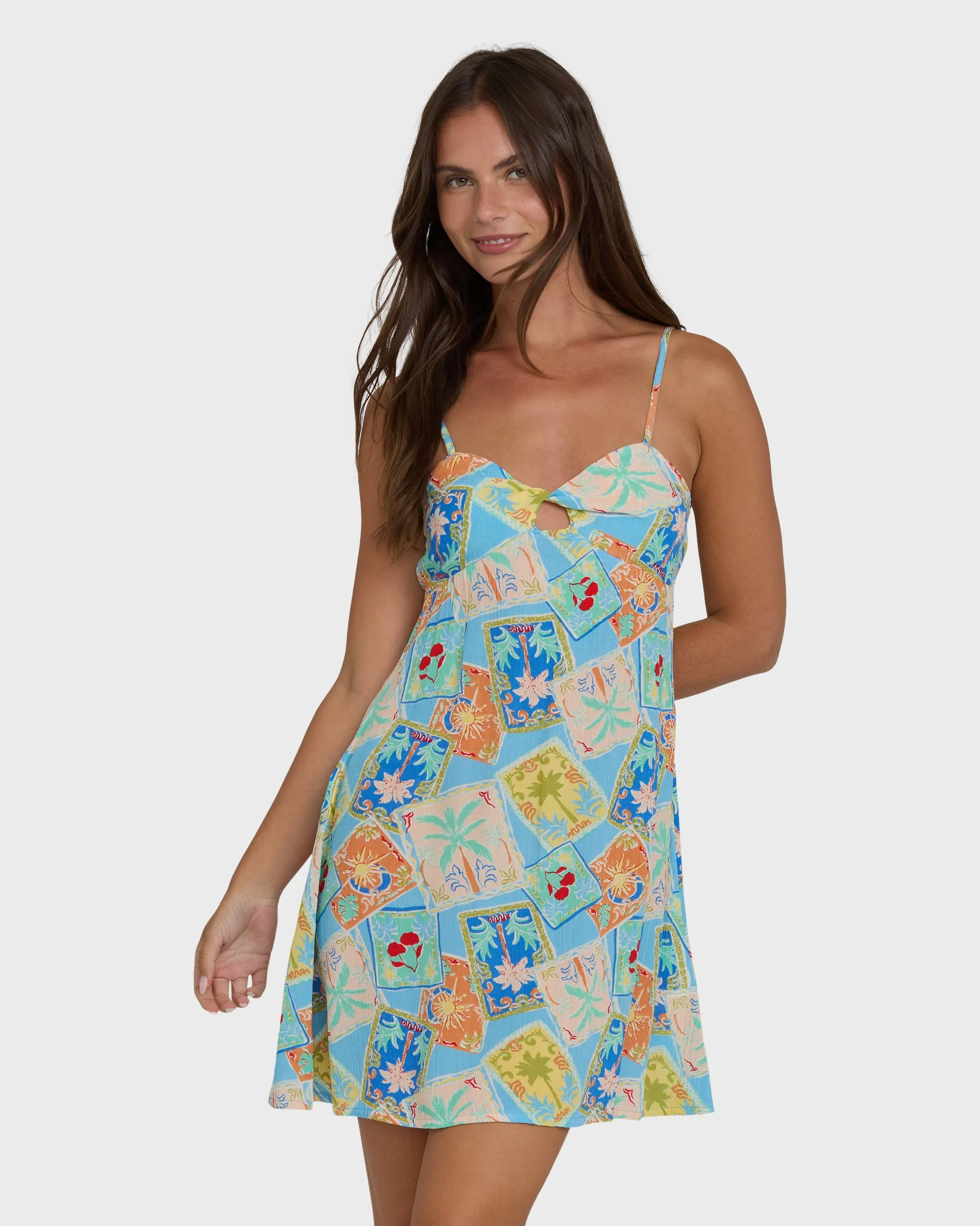 Last Sunset Mini Dress - Dream Blue sold by Billabong