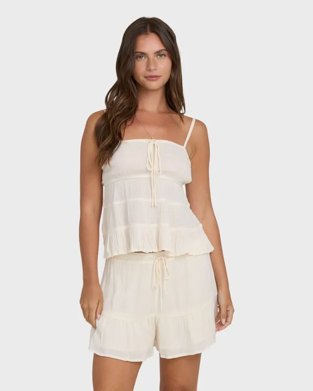 Sol Mate Tank Top - White Cap made by Billabong