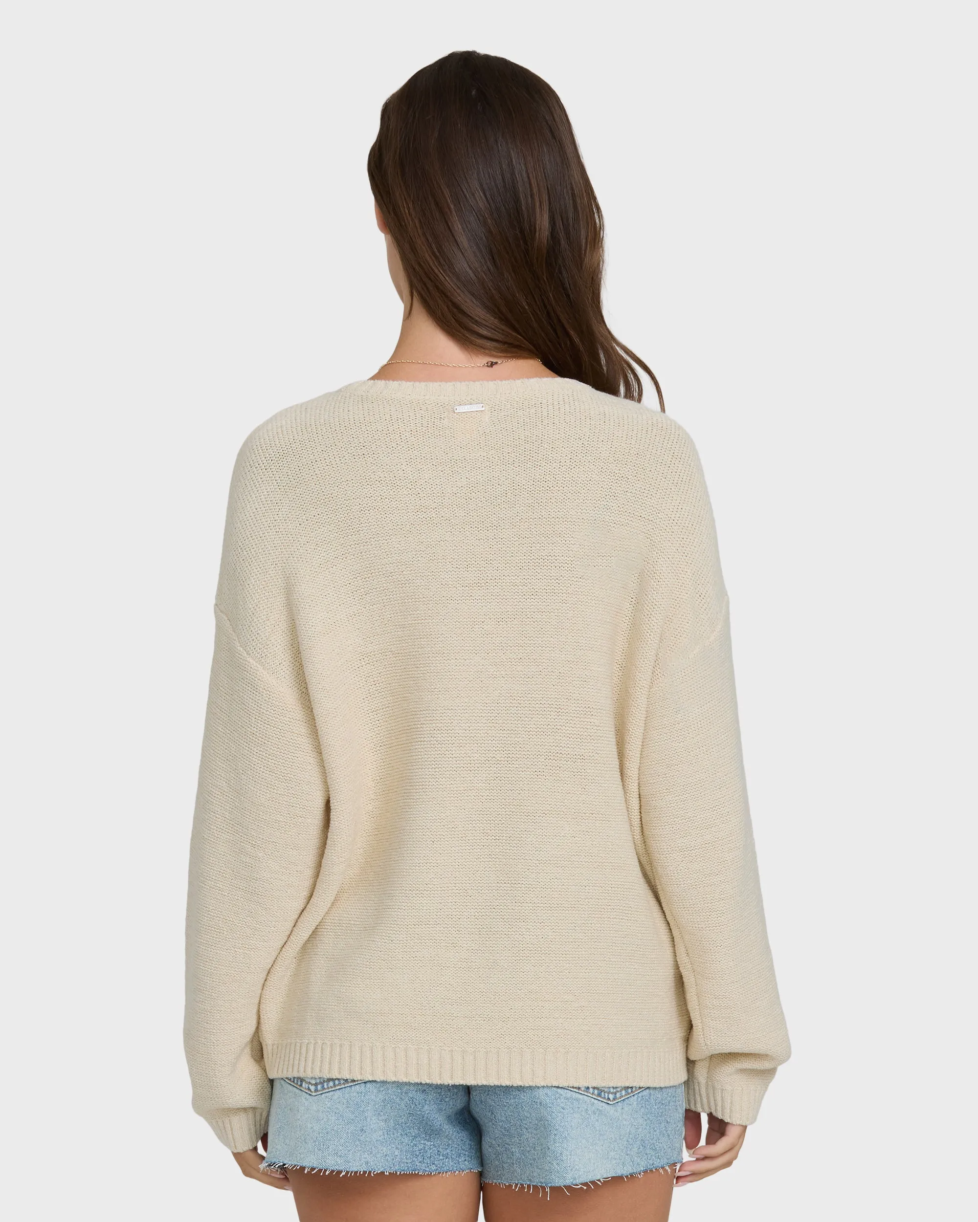 Soft Wave Crewneck Sweater - White Cap sold by Billabong product image thumbnail 2