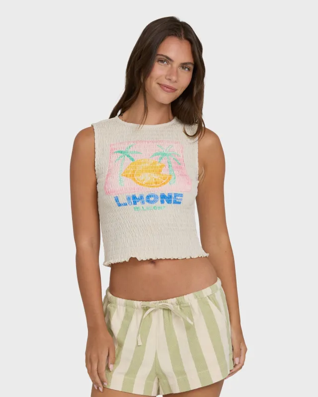 Club Beach Tank Top - White Cap made by Billabong