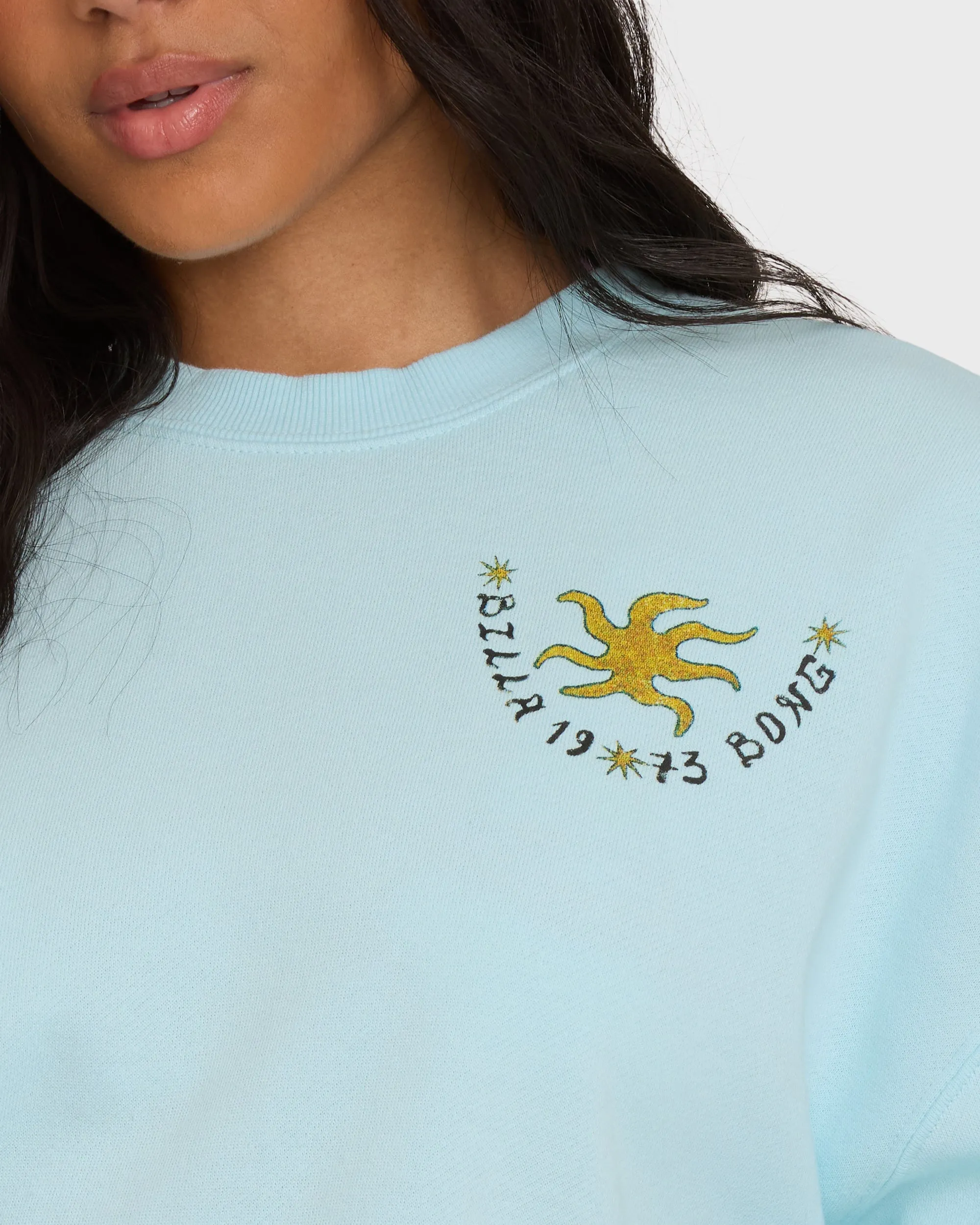 Sunset Rider Kendal Crewneck Sweatshirt - Clearwater sold by Billabong product image thumbnail 5