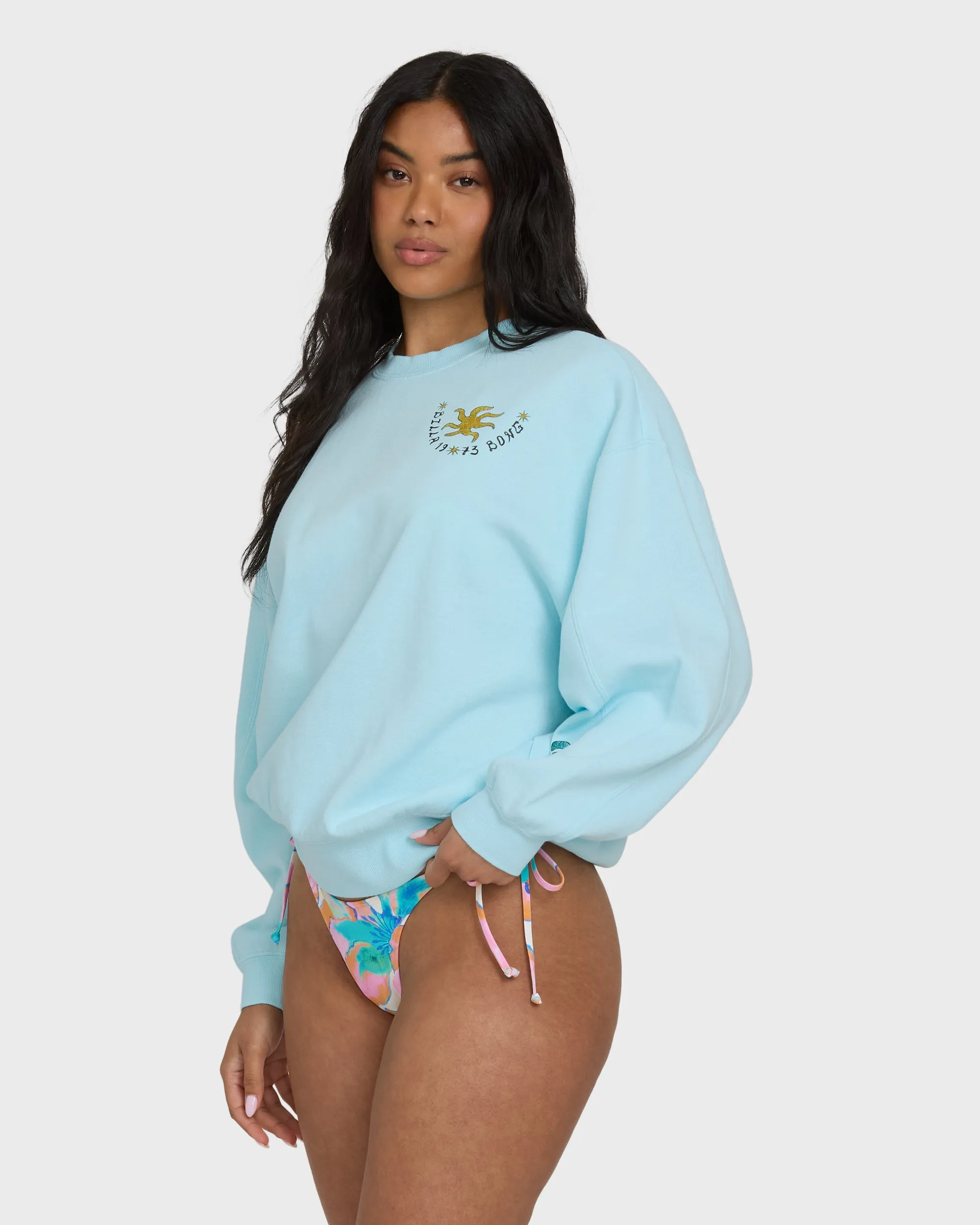 Sunset Rider Kendal Crewneck Sweatshirt - Clearwater sold by Billabong product image thumbnail 3