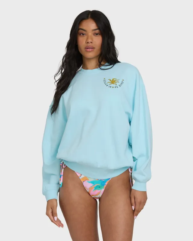 Sunset Rider Kendal Crewneck Sweatshirt - Clearwater made by Billabong