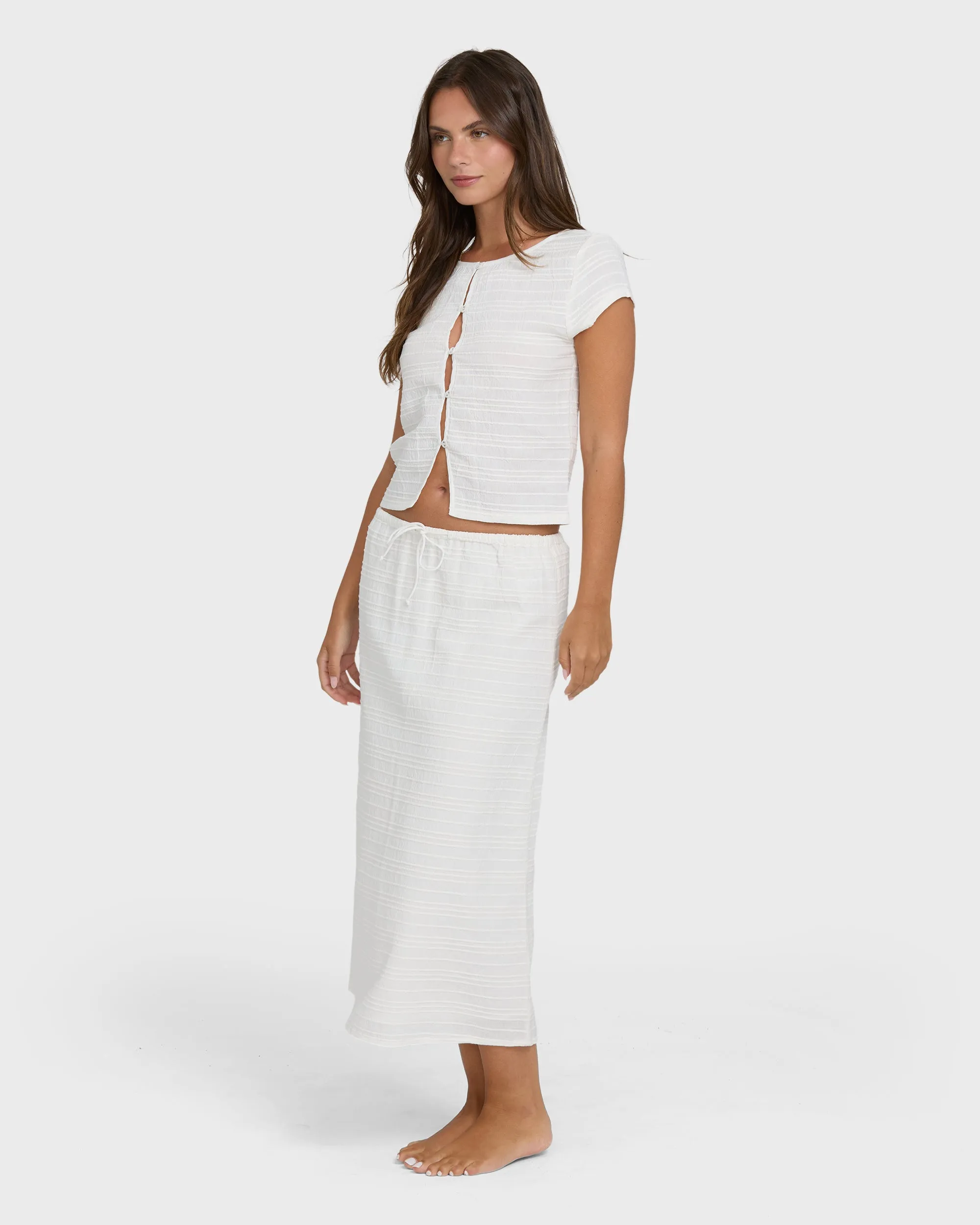 Your Call Maxi Skirt - Salt Crystal sold by Billabong product image thumbnail 3