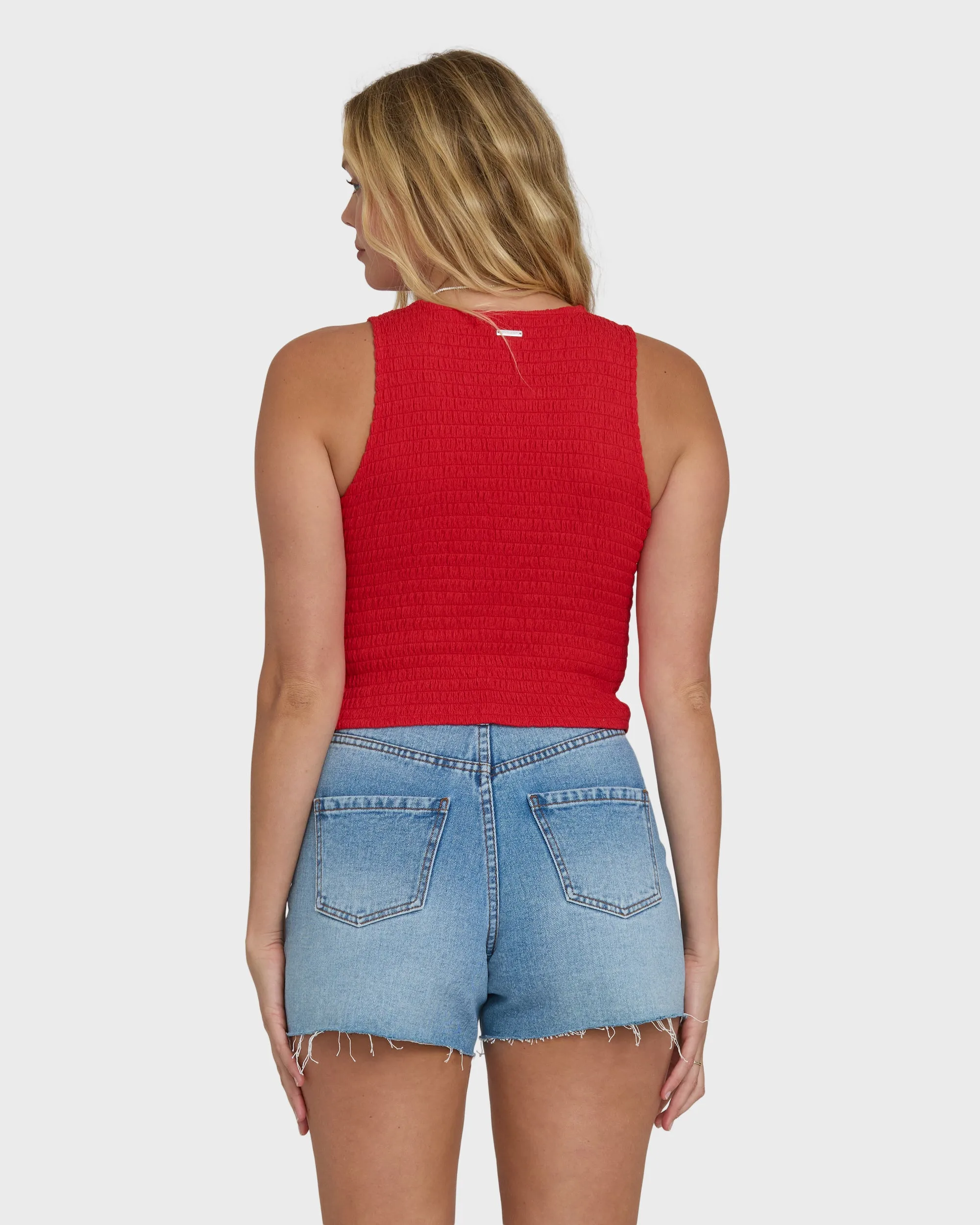 Kelsey Tank Top - Fiesta Red sold by Billabong product image thumbnail 2
