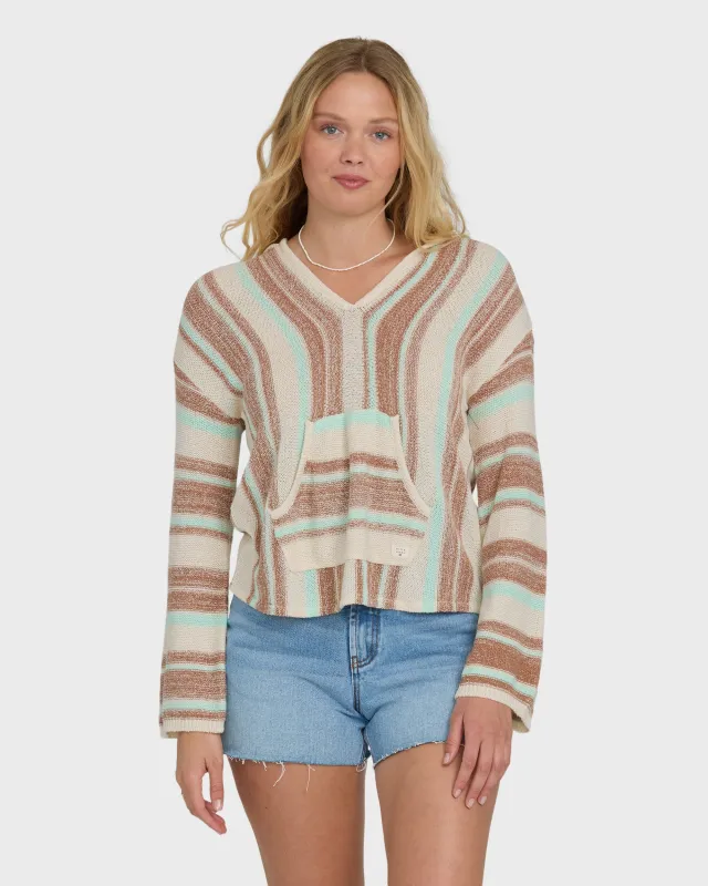Baja Beach Hooded Sweater - Sugar Almond made by Billabong