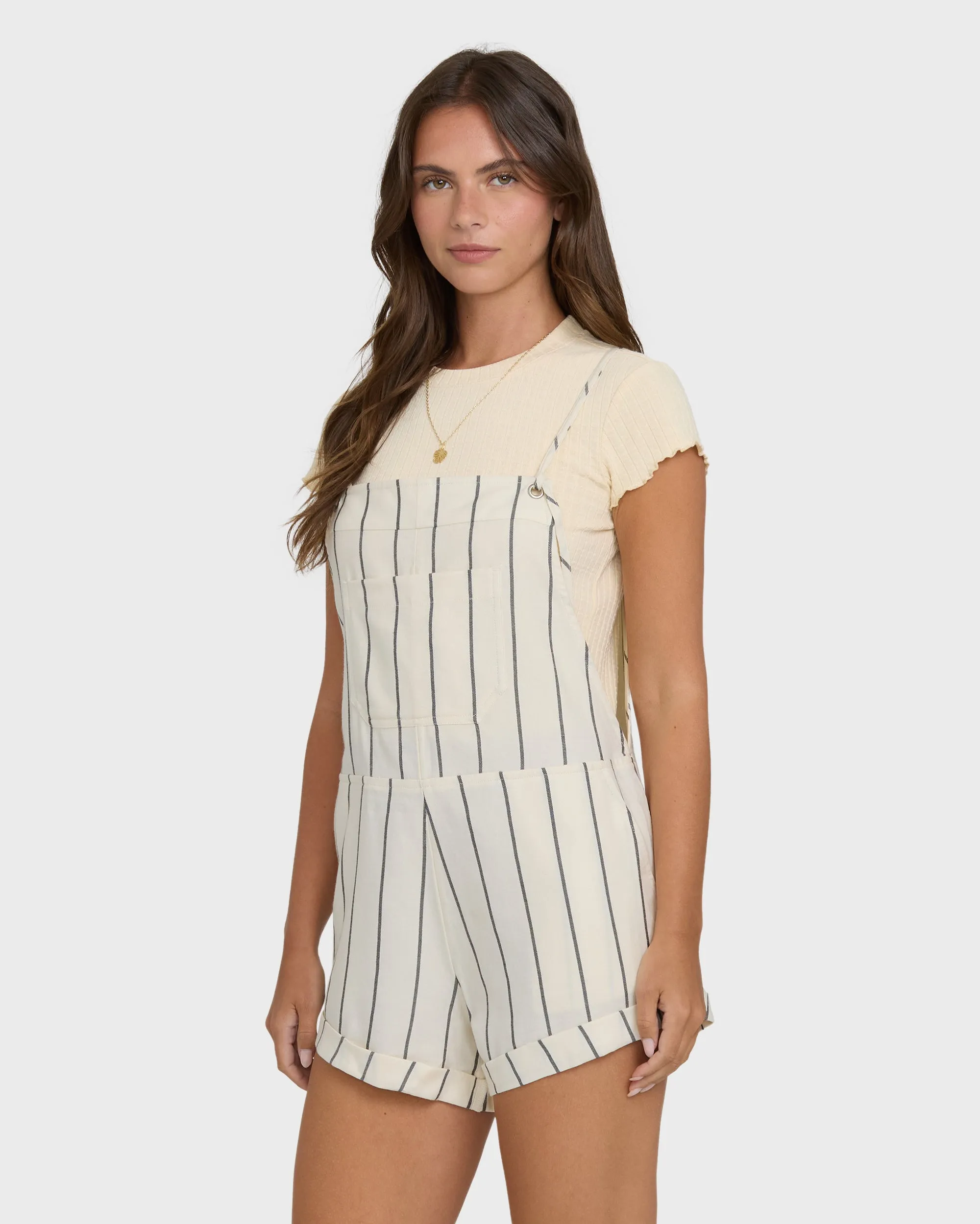 Wild Pursuit Overall Romper - White Cap sold by Billabong product image thumbnail 3