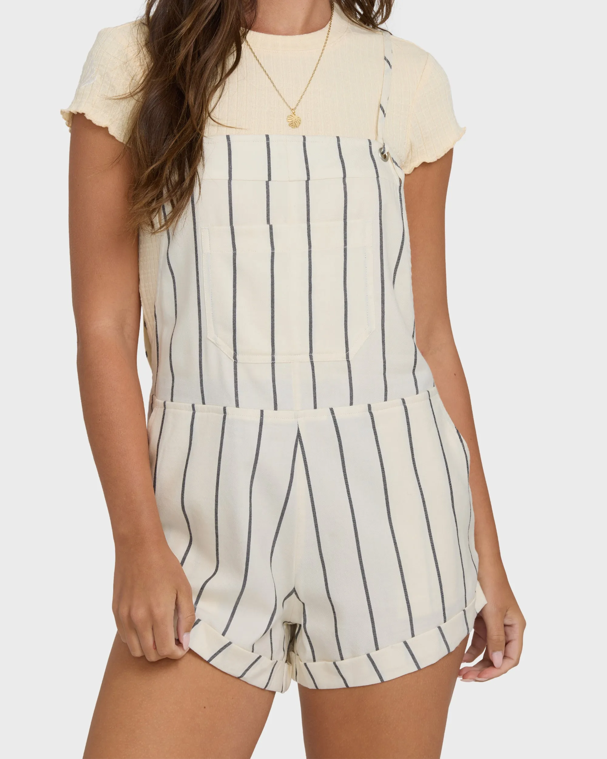 Wild Pursuit Overall Romper - White Cap sold by Billabong product image thumbnail 5