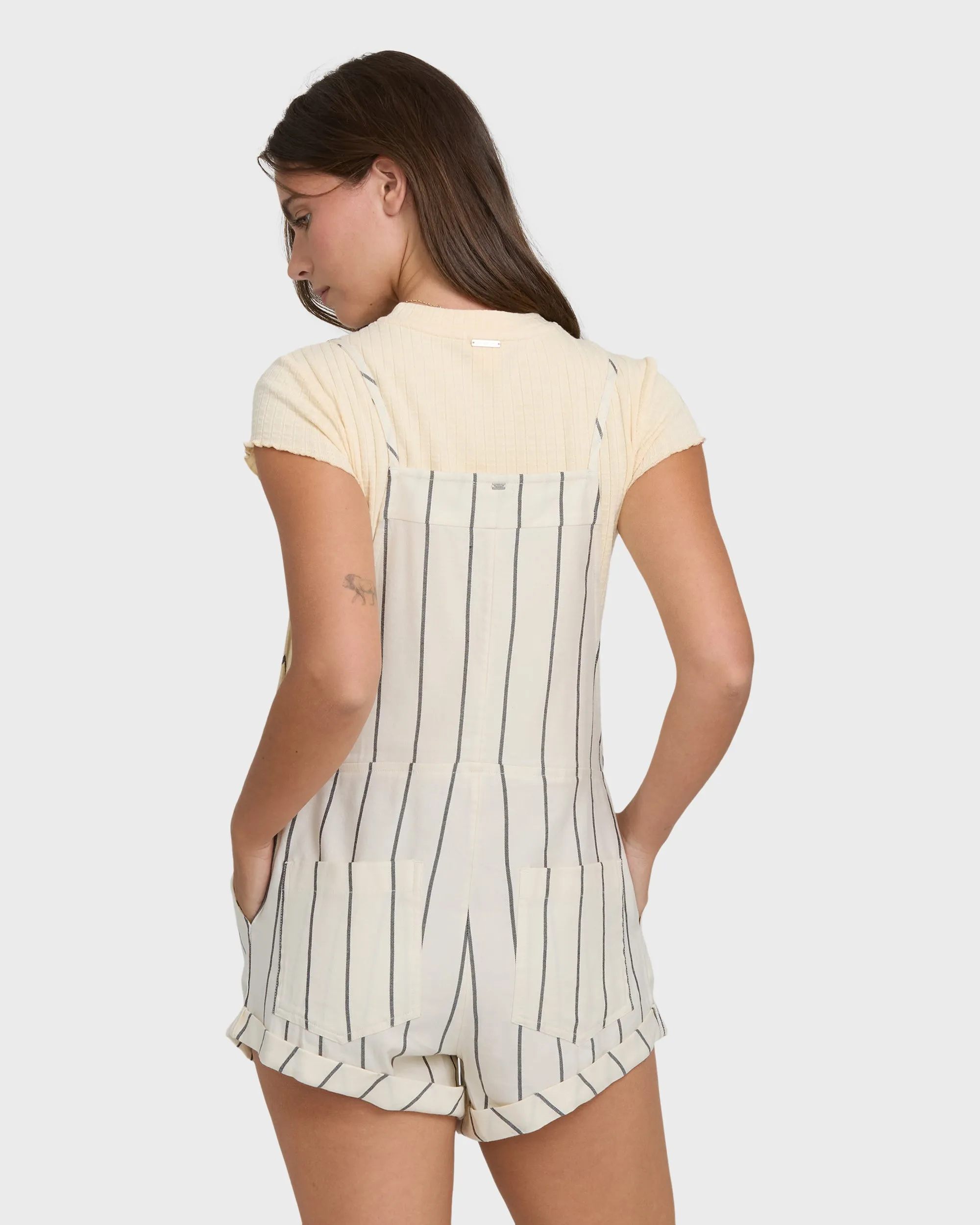 Wild Pursuit Overall Romper - White Cap sold by Billabong product image thumbnail 2