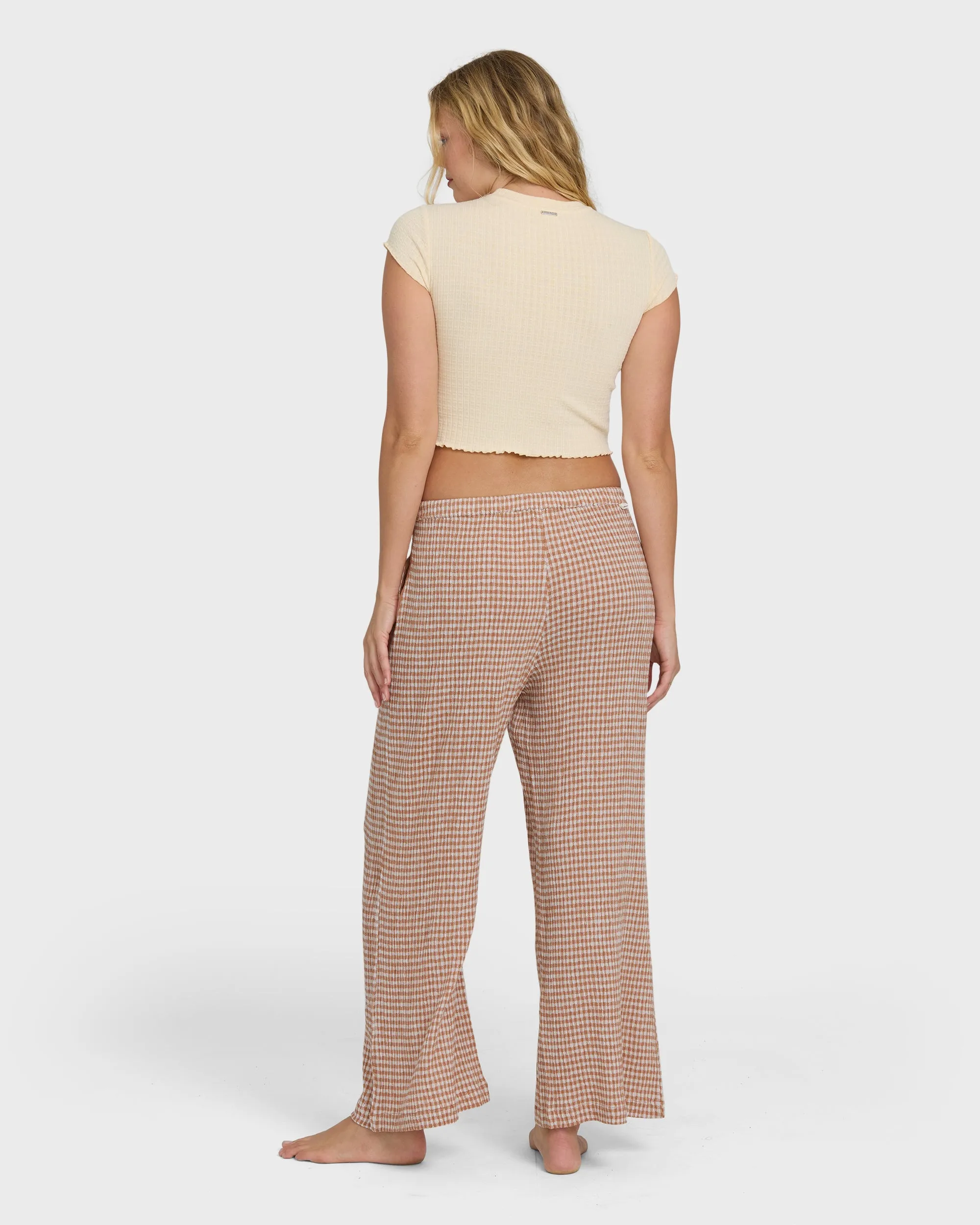 Wanderer Bitty Check Pants - Sugar Almond sold by Billabong product image thumbnail 2
