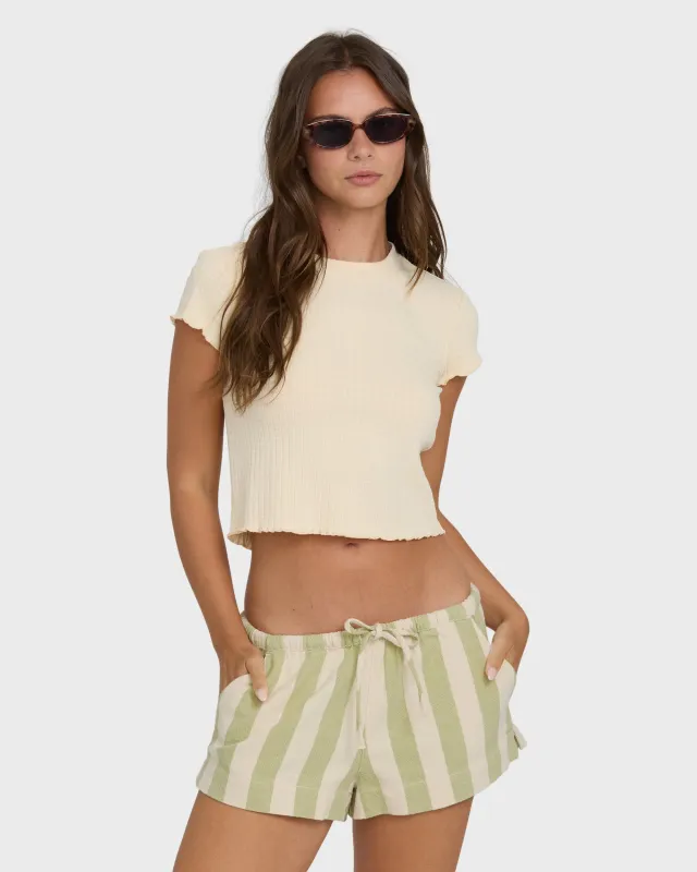 Low Tide Yarn-Dye Woven Shorts - Cactus made by Billabong