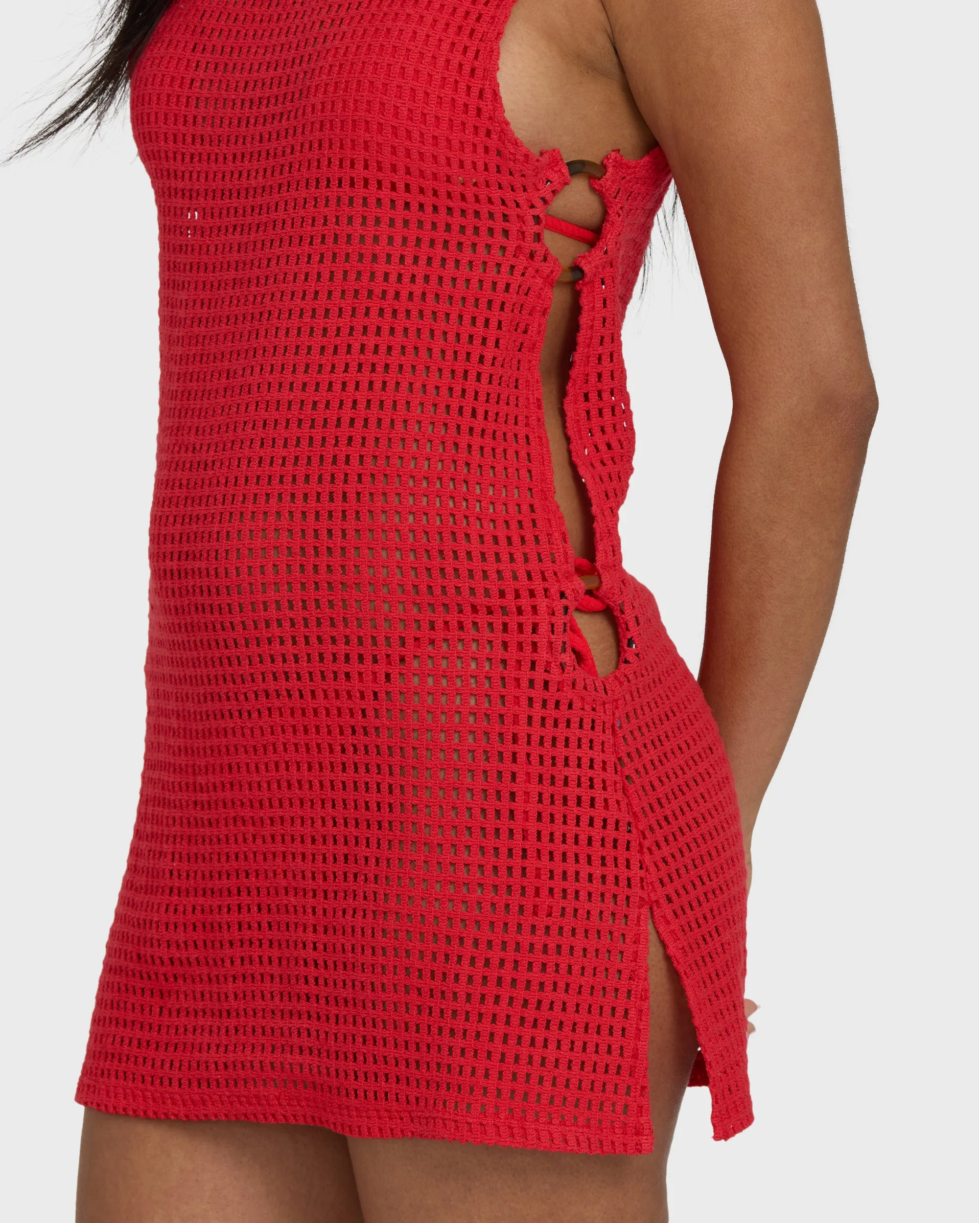 Rising Tides Cover-Up Dress - Fiesta Red sold by Billabong product image thumbnail 5
