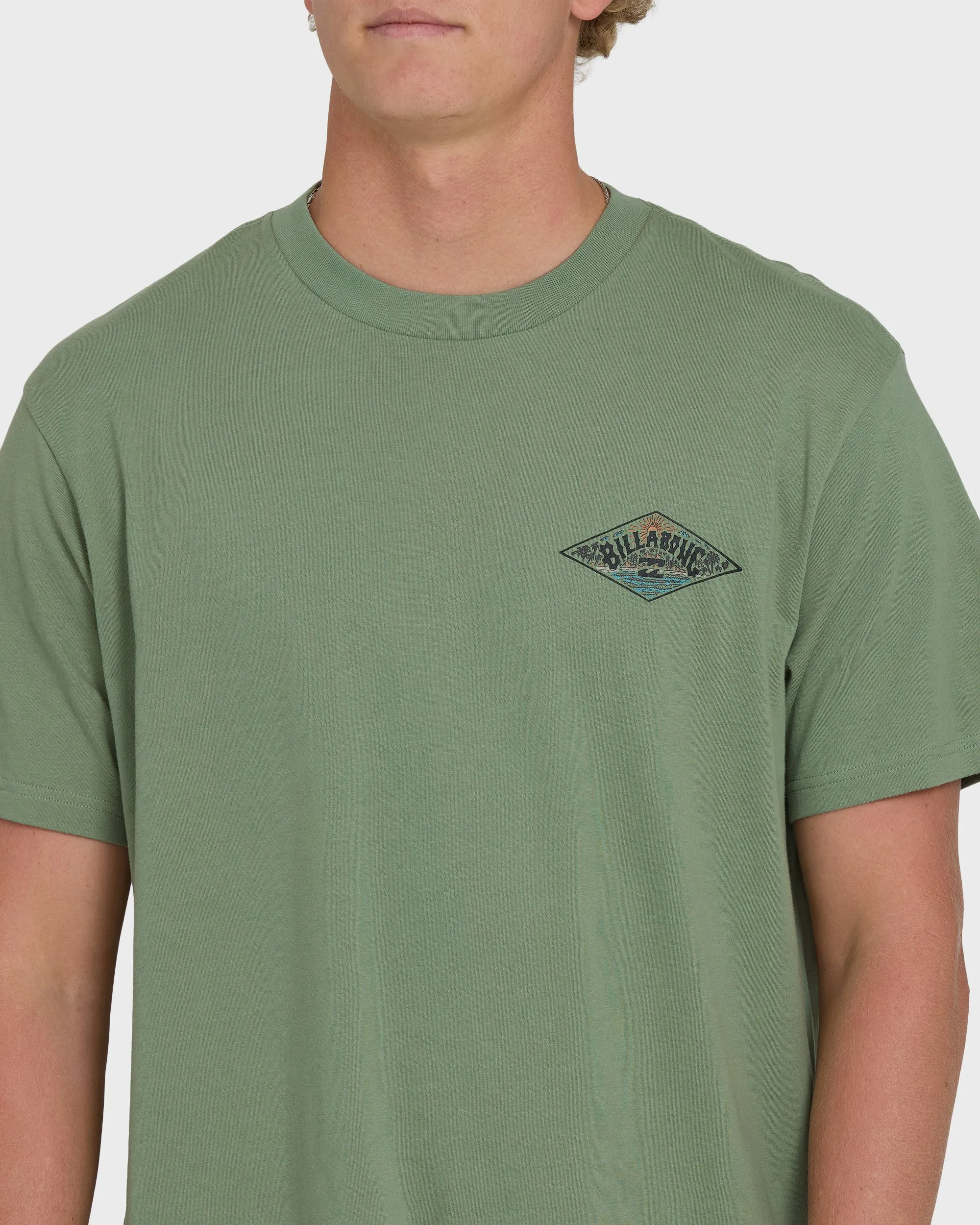 A/Div Arch Premium Short Sleeve Knit T-Shirt - Hedge Green sold by Billabong product image thumbnail 5