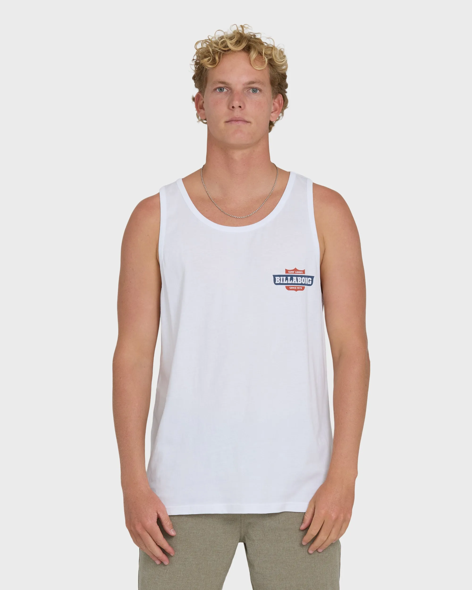 Walled Premium Tank Top - White sold by Billabong