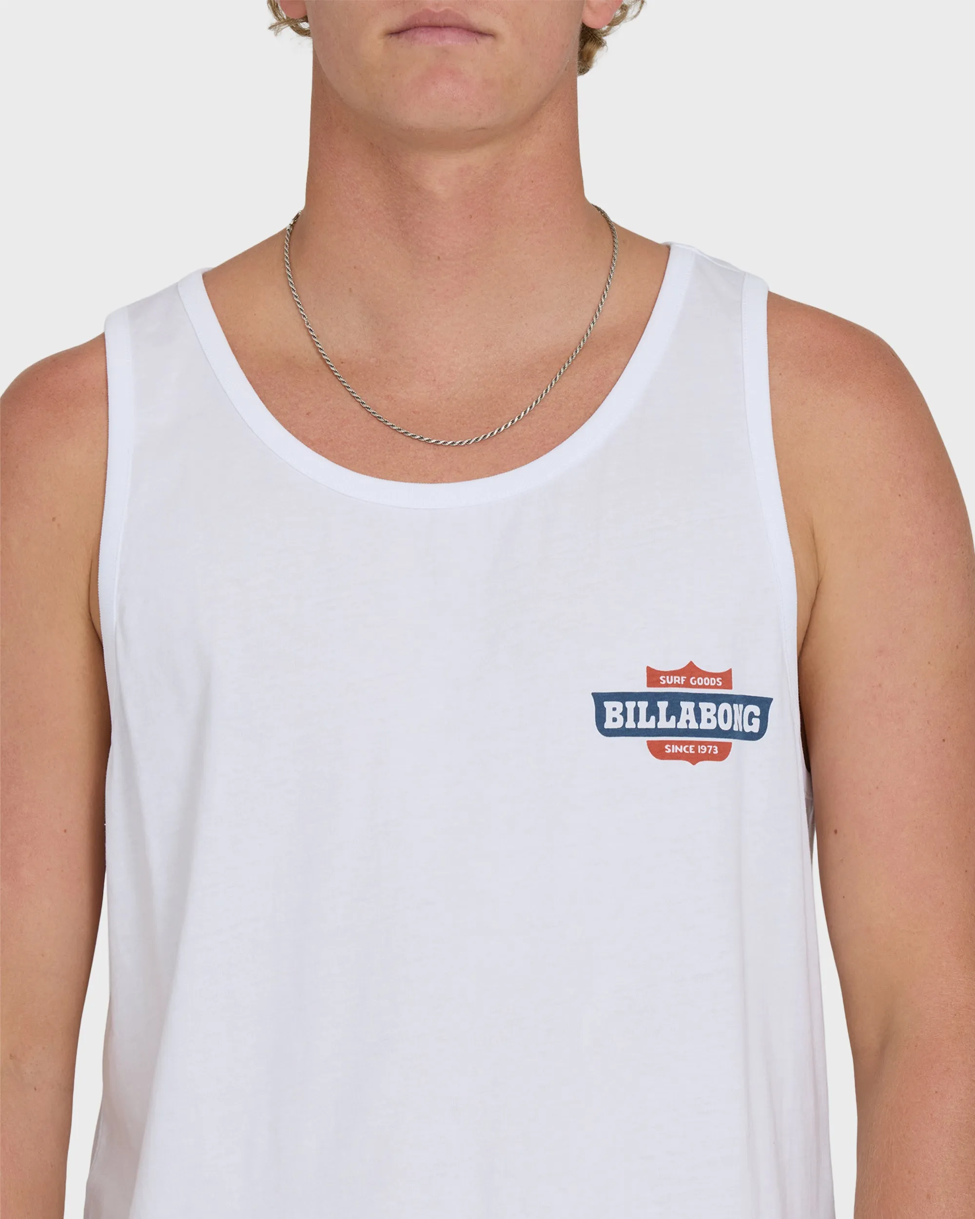 Walled Premium Tank Top - White sold by Billabong product image thumbnail 5